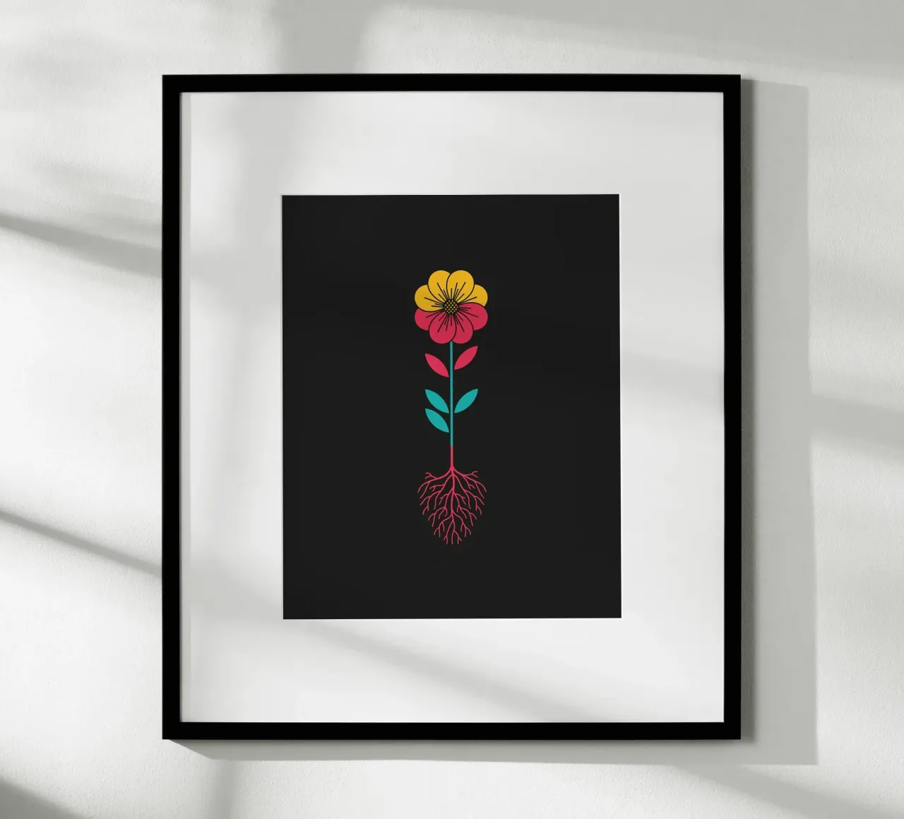 Floral bauhaus #073: Better Together poster da Zen Design