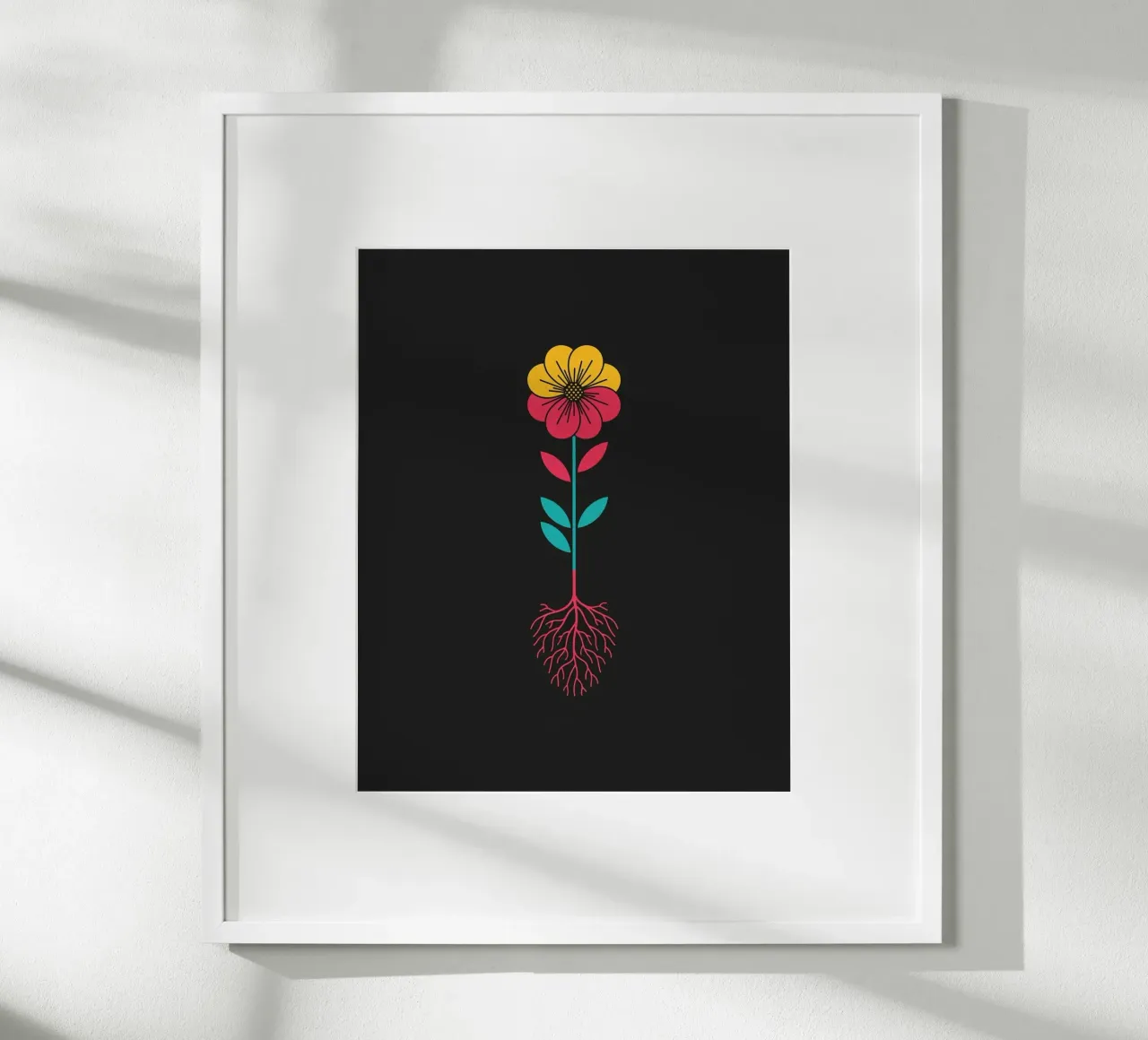 Floral bauhaus #073: Better Together poster da Zen Design
