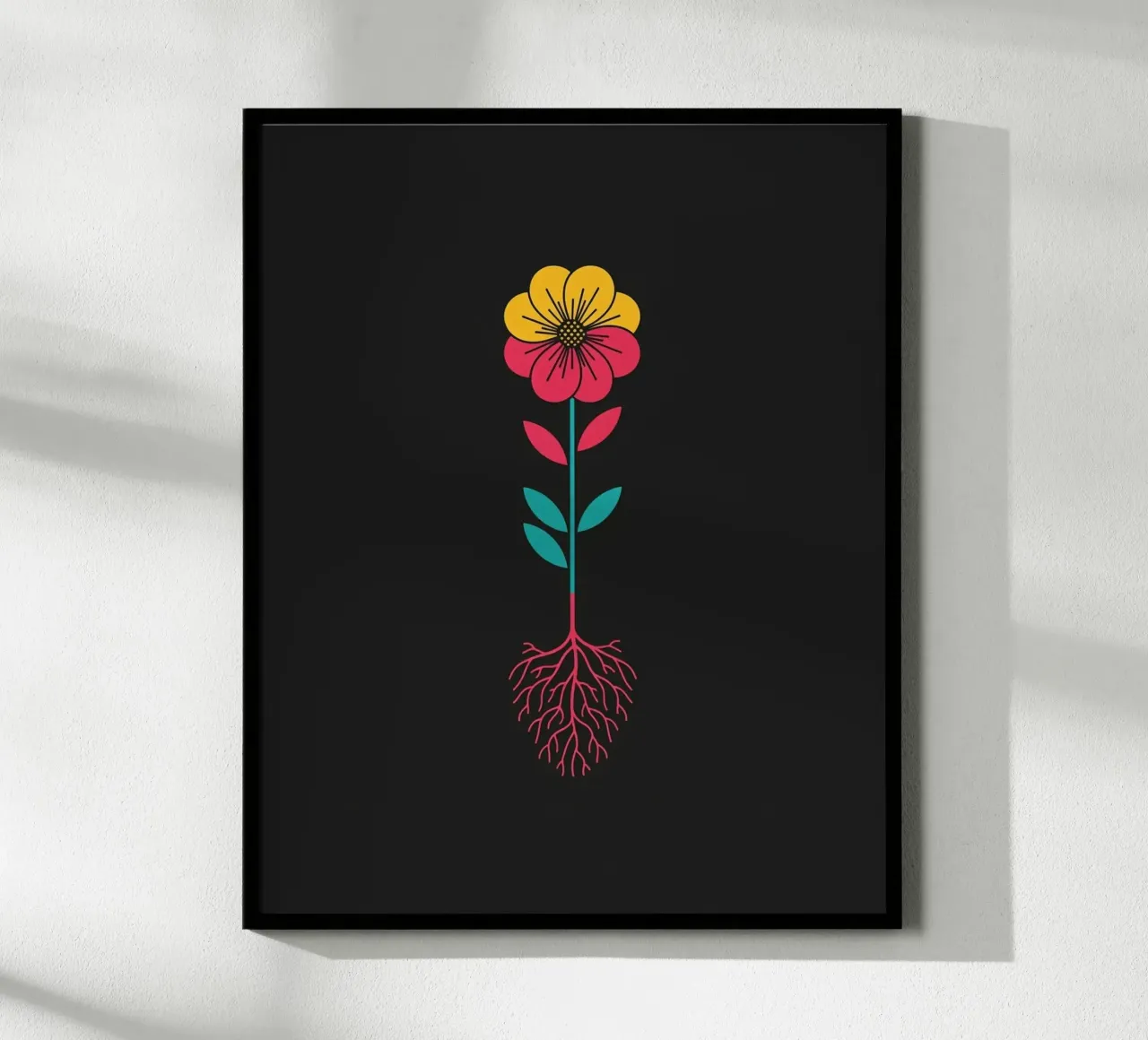 Floral bauhaus #073: Better Together poster da Zen Design