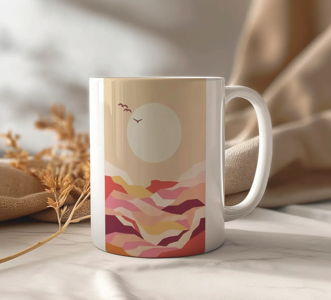 Towards the Sun tazza in ceramica da Pure