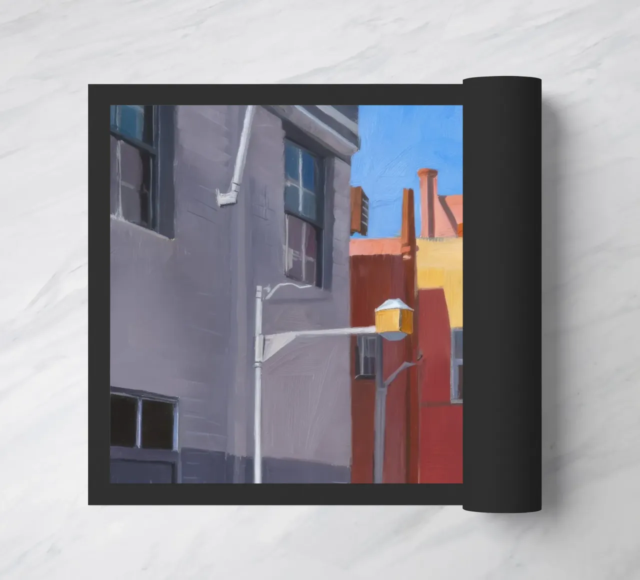Geometria urbana colorata zerbino da Opal Strokes