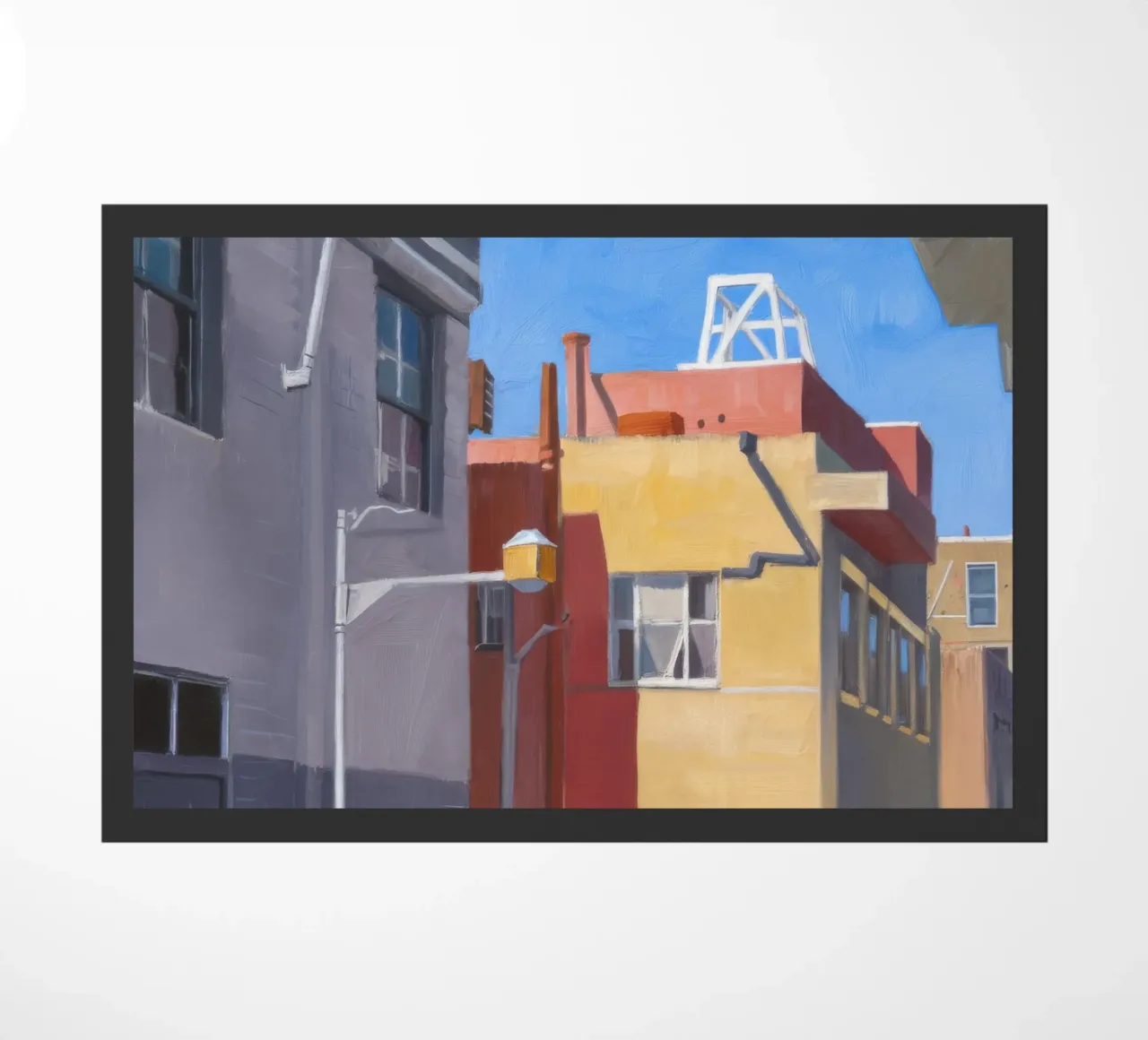 Geometria urbana colorata zerbino da Opal Strokes