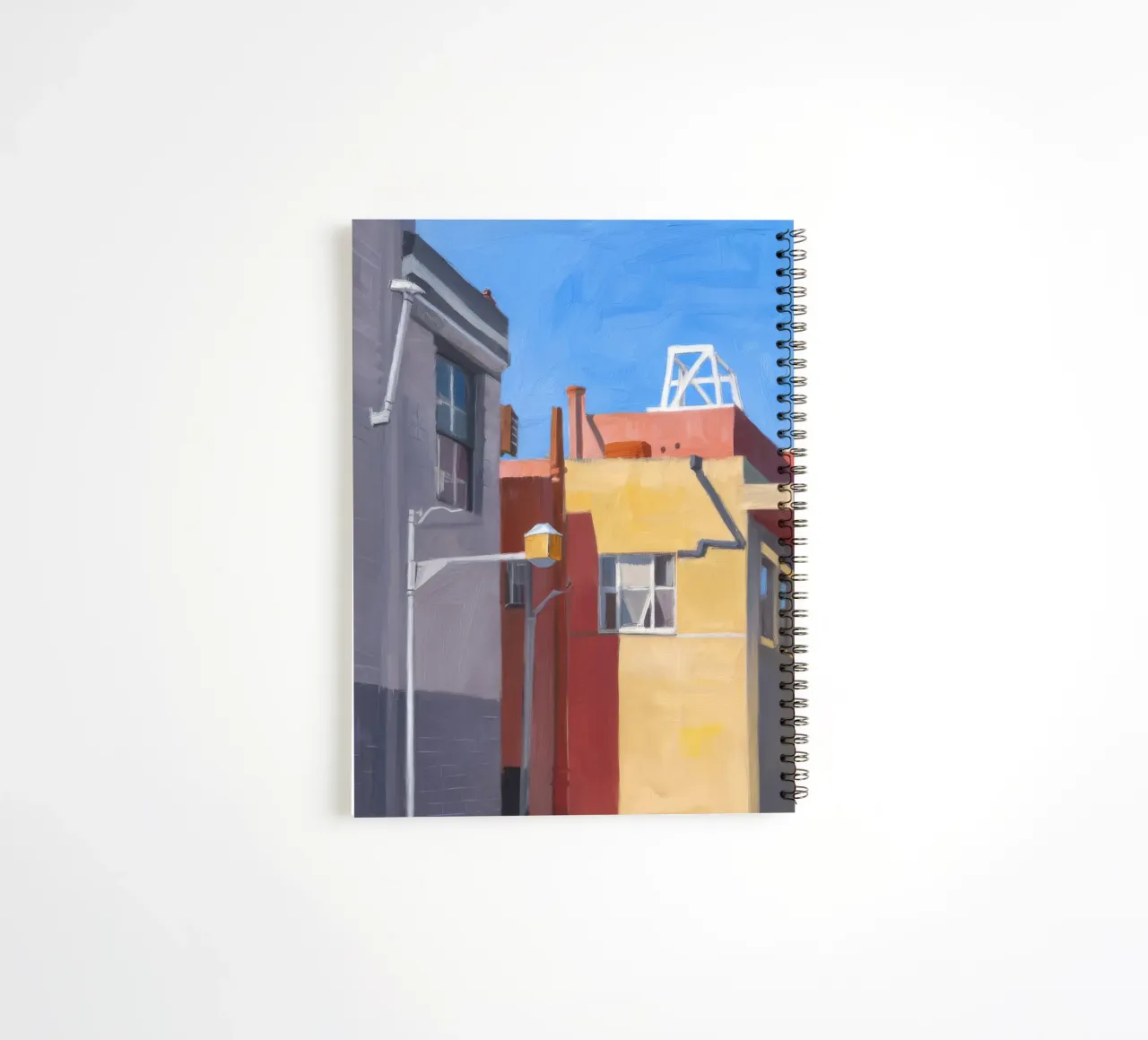 Bunte urbane Geometrie Ringbuch von Opal Strokes