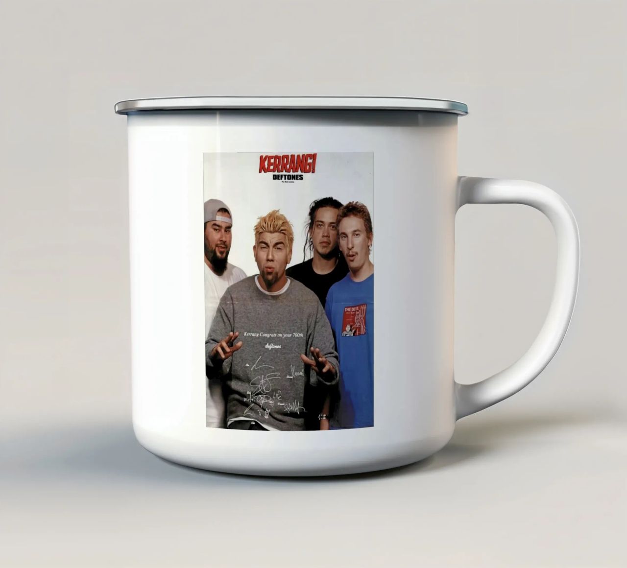 Deftones tazza in smalto da exelophendri