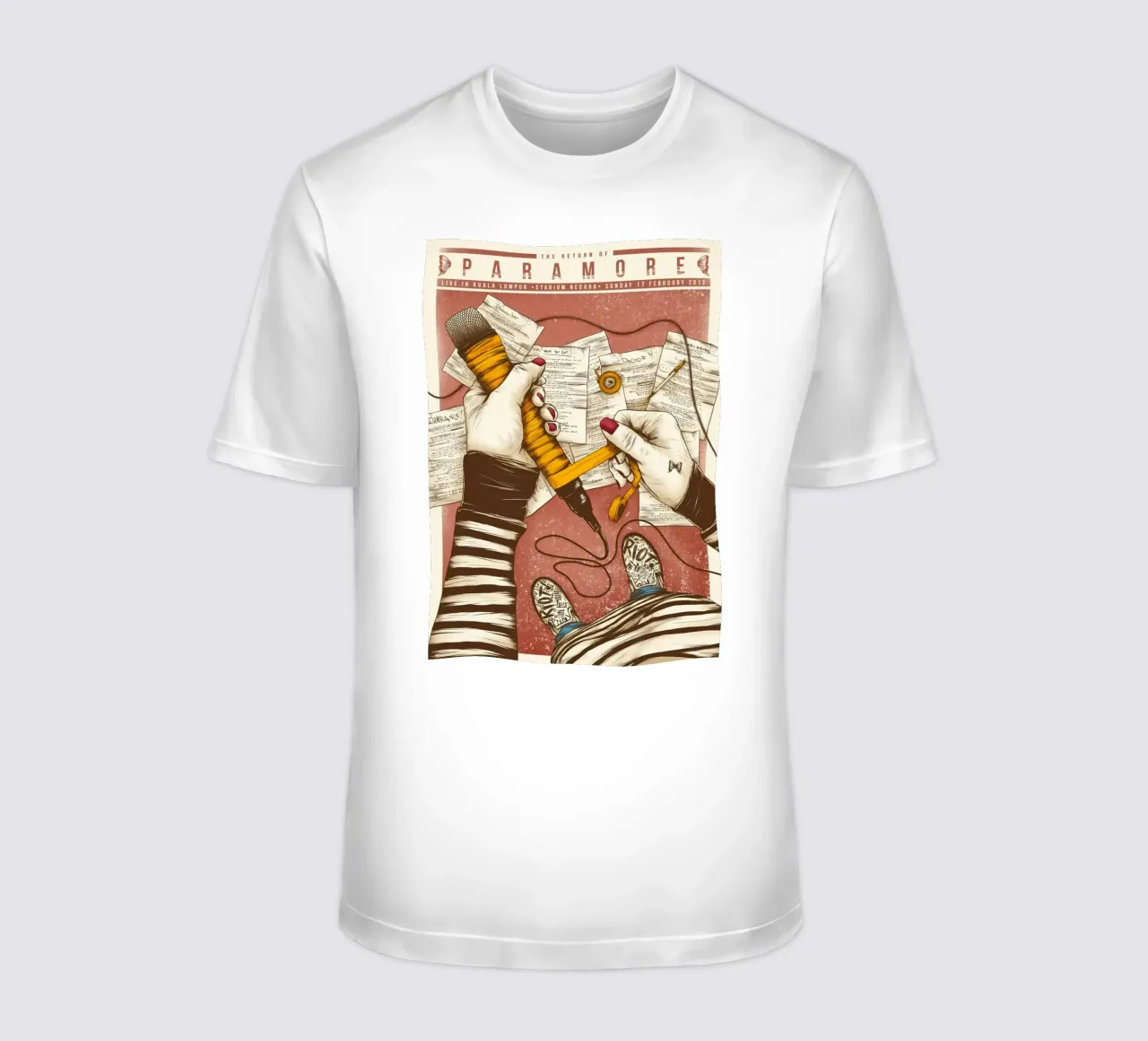 Paramore camiseta de exelophendri