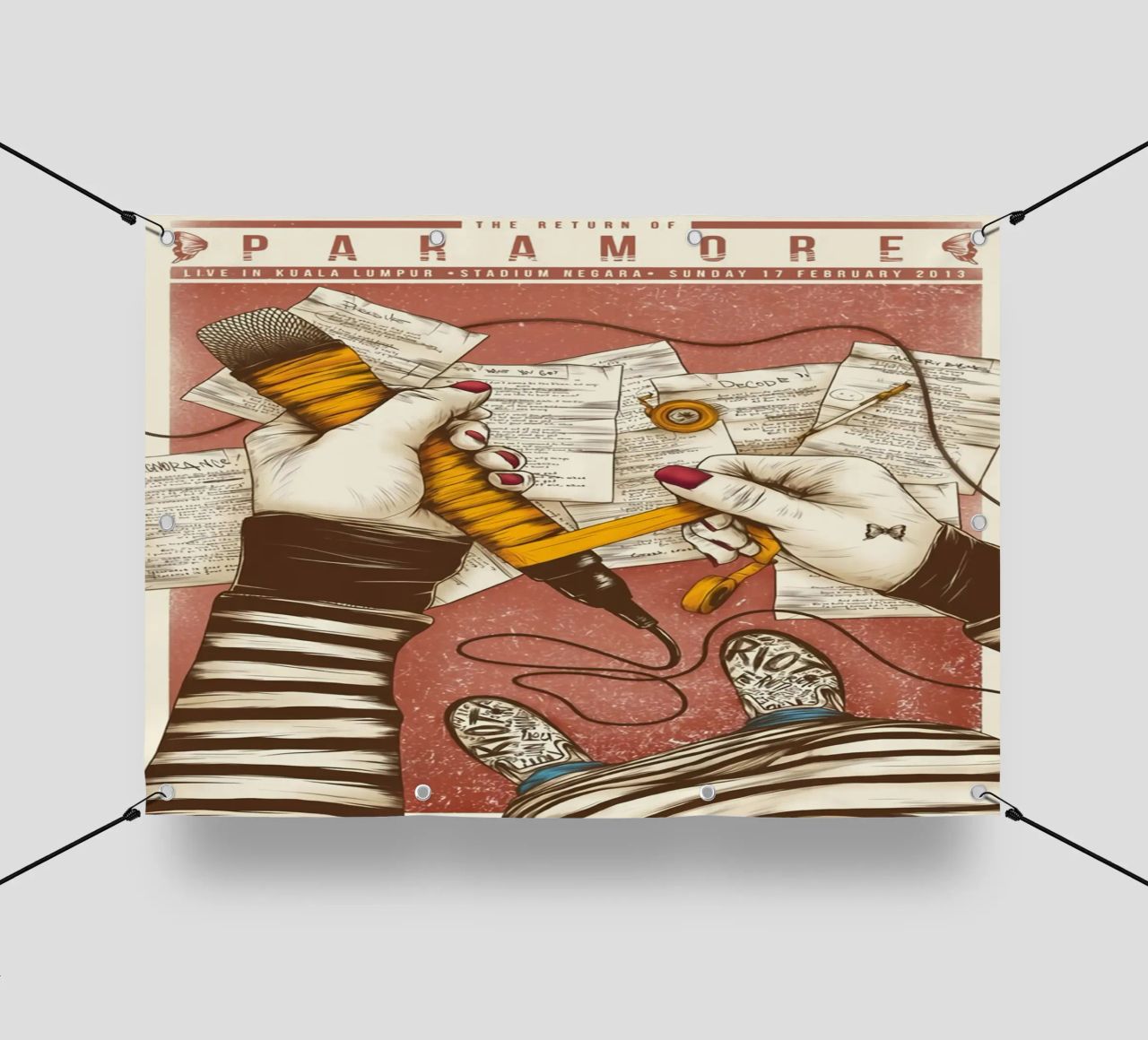 Paramore telo in pvc da exelophendri