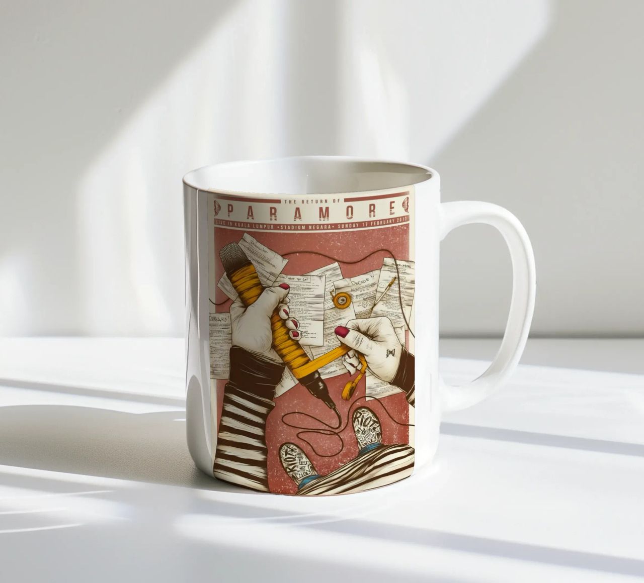 Paramore tazza in ceramica da exelophendri