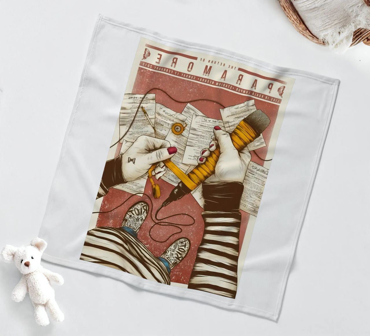 Paramore coperta in pile da exelophendri