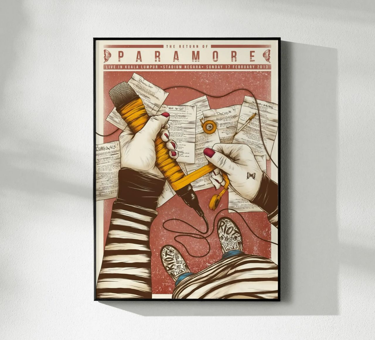 Paramore plexiglass da exelophendri