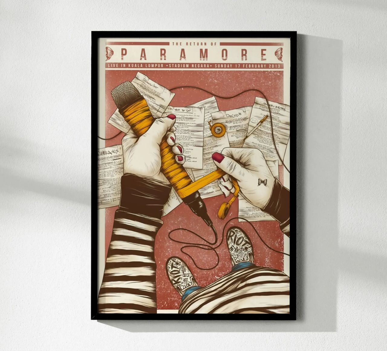 Paramore carta hahnemühle da exelophendri