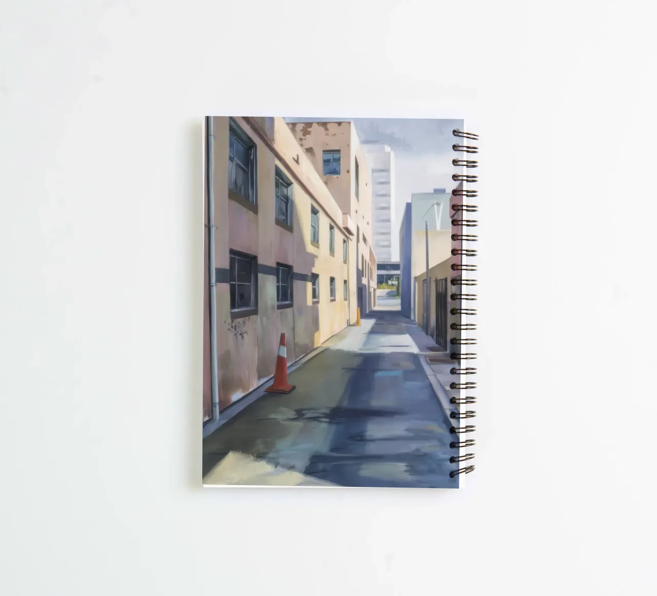 Urban Canyon Passage spiral notebook by Opal Strokes