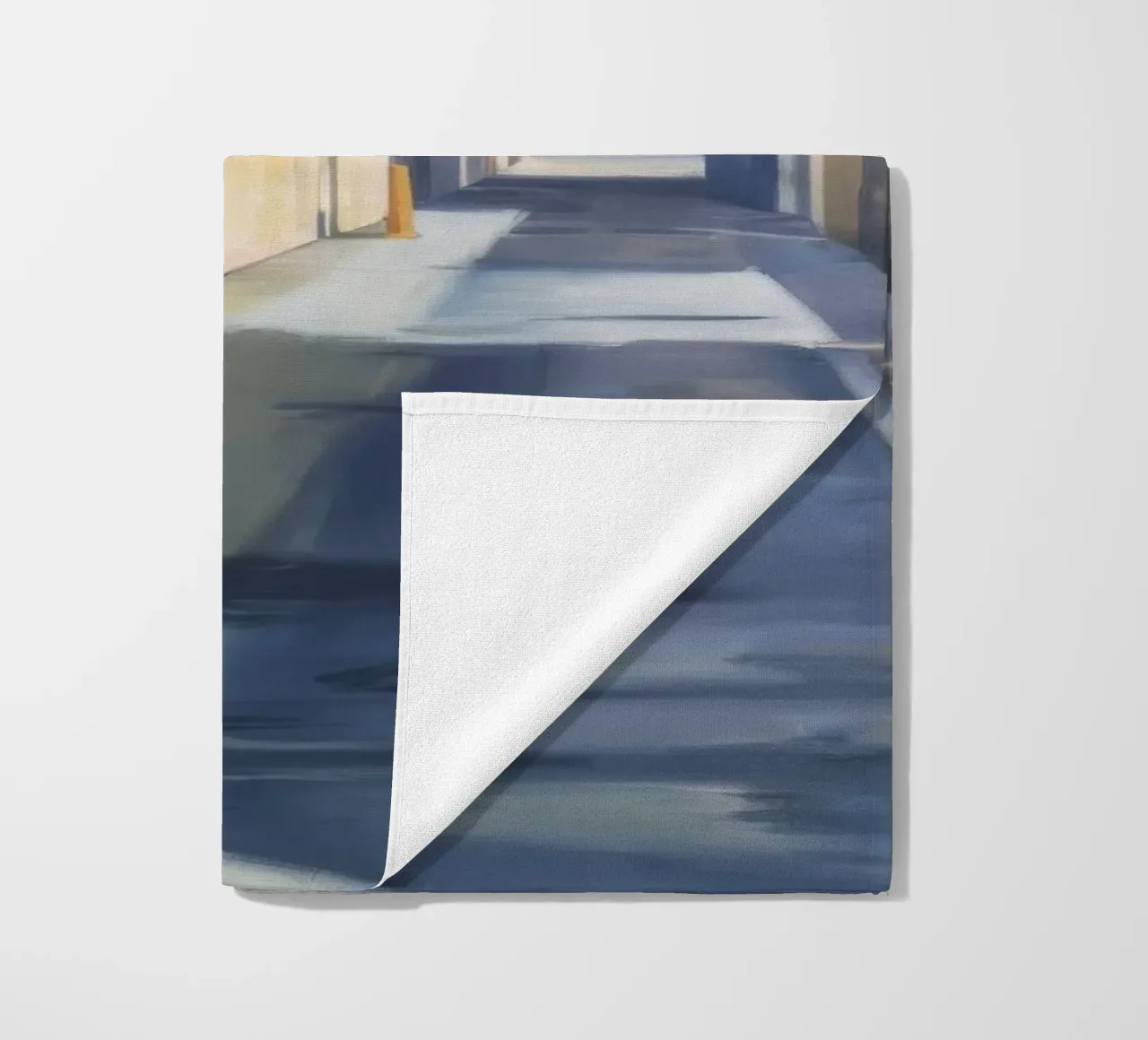 Urban Canyon Passage beach towel by Opal Strokes