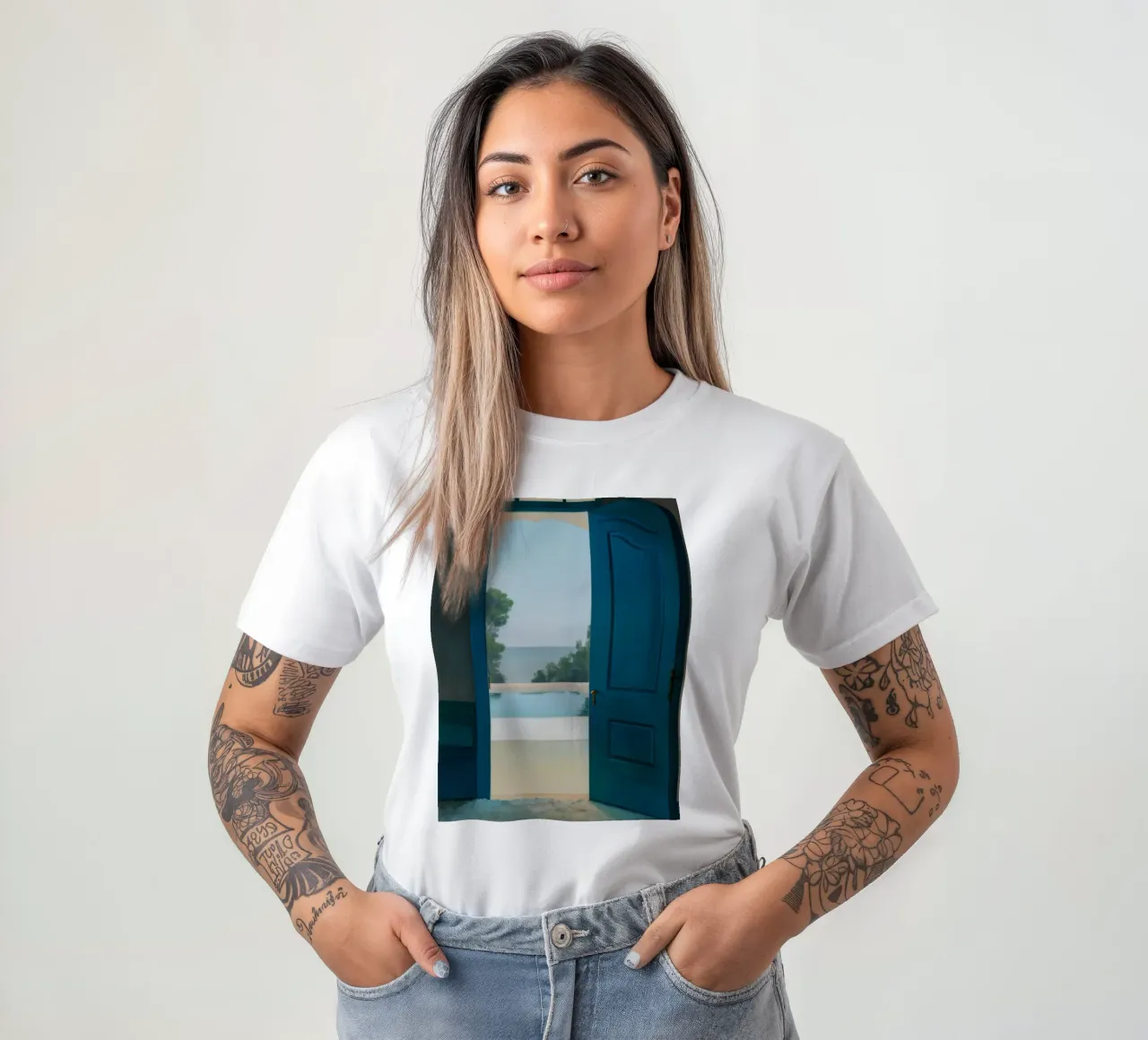 Portale del Paradiso t-shirt da Opal Strokes