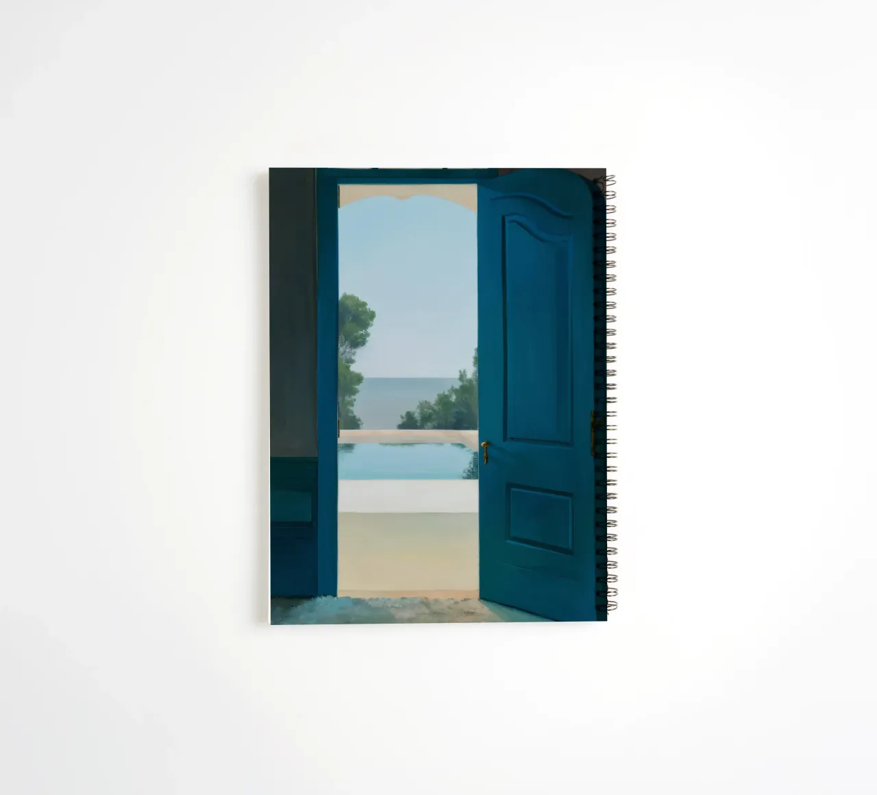 Portal to Paradise spiral notebook by Opal Strokes