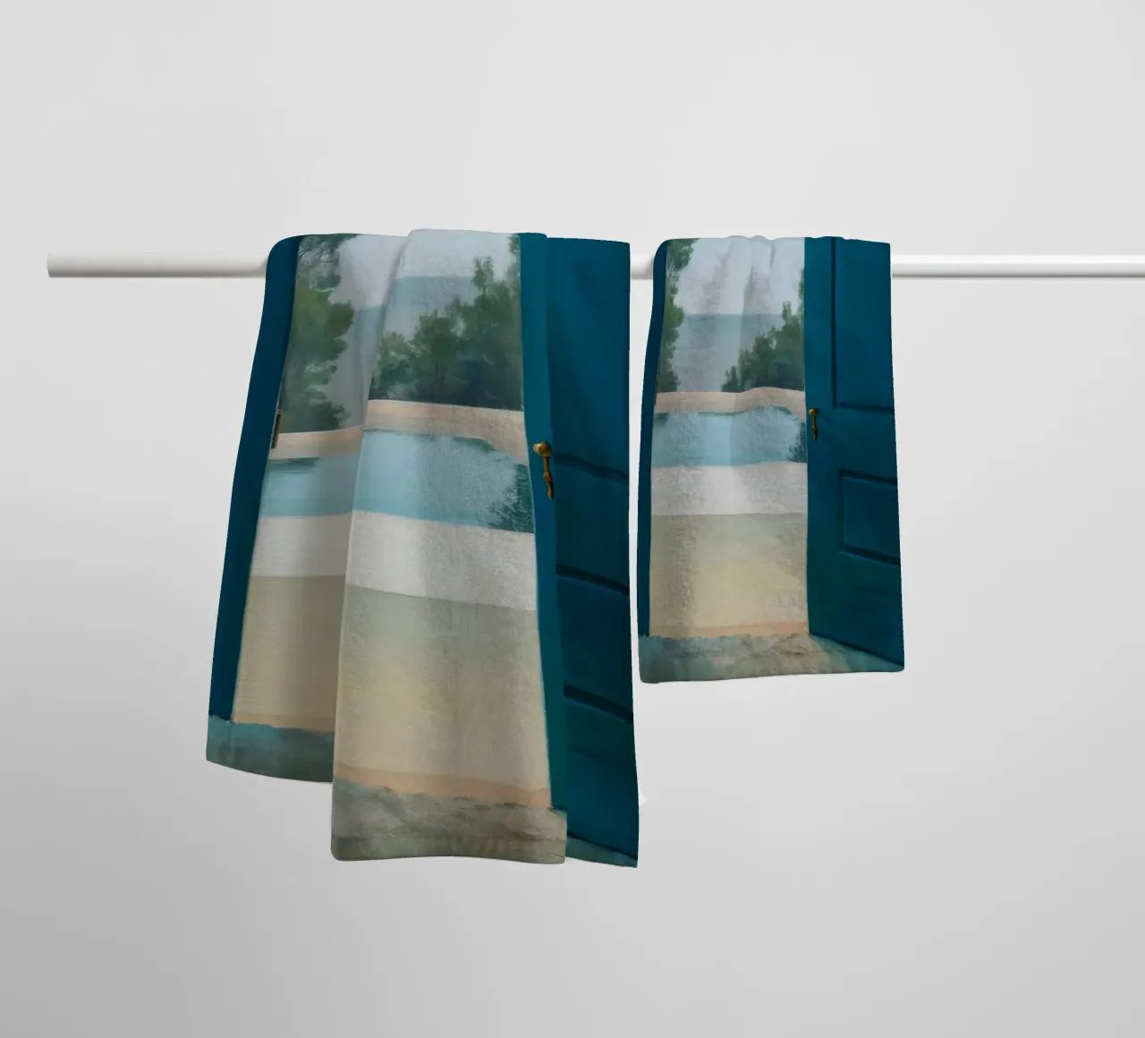 Portale del Paradiso asciugamano da bagno da Opal Strokes