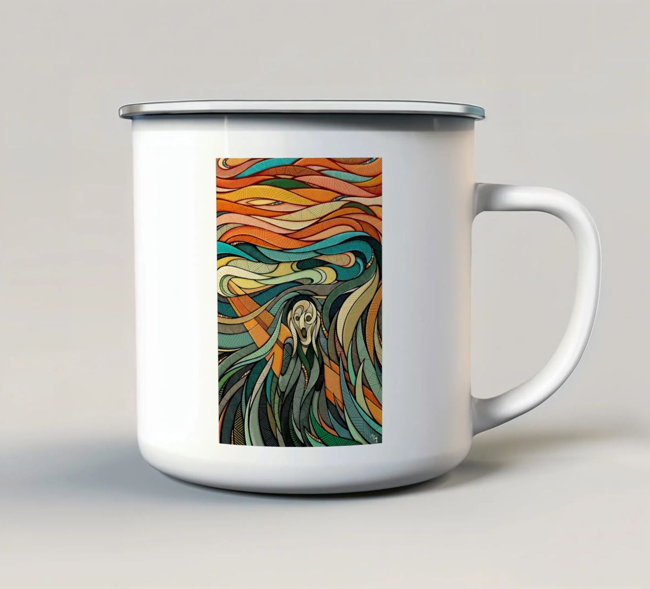 Persone sole tazza in smalto da Rachel Gallery