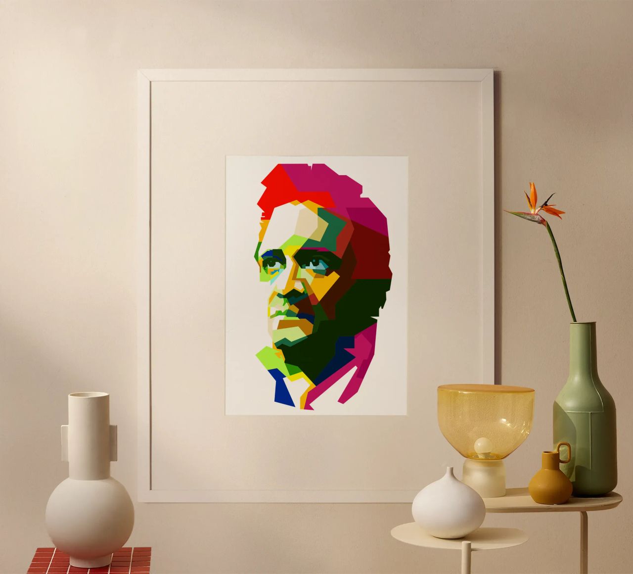 Johnny Cash Chanteur country WPAP Trending Now poster de Artkreator