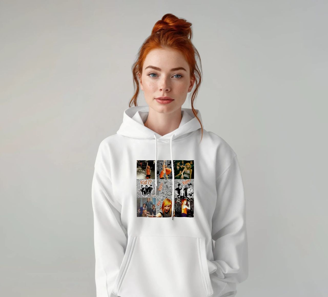 Paramore felpa con cappuccio da exelophendri