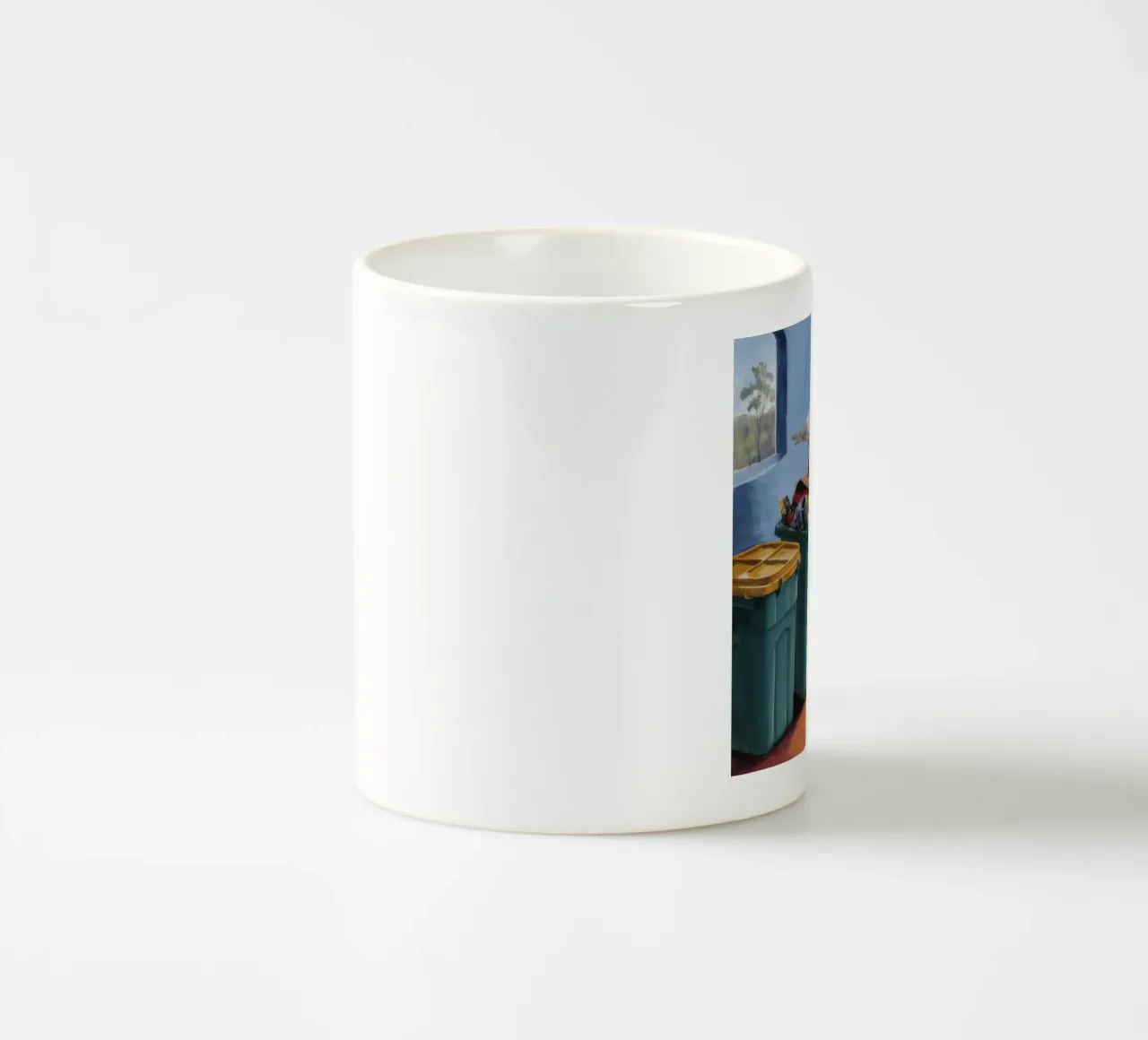 Messaggeri del mare tazza in ceramica da Opal Strokes