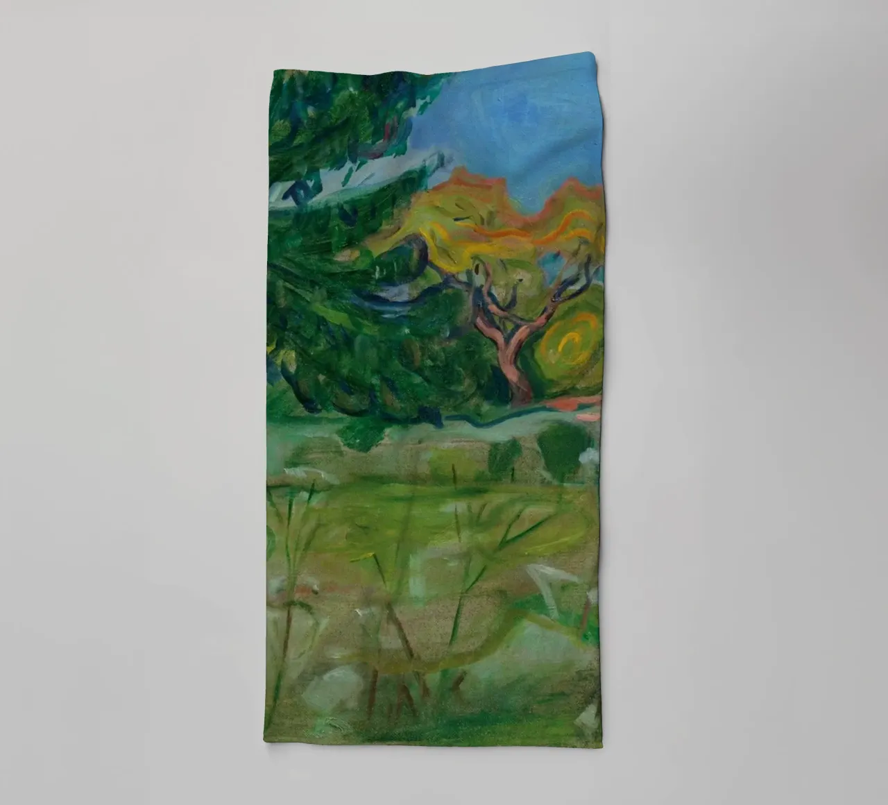 Scenery Abstract towel by Rachel Gallery