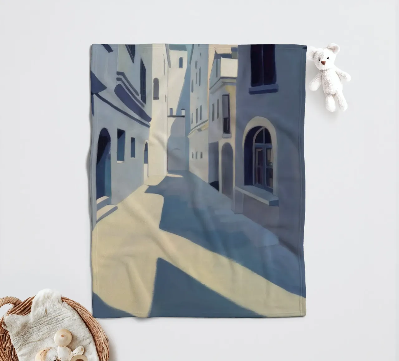 Passaggio ad arco inondato di sole coperta in pile da Opal Strokes