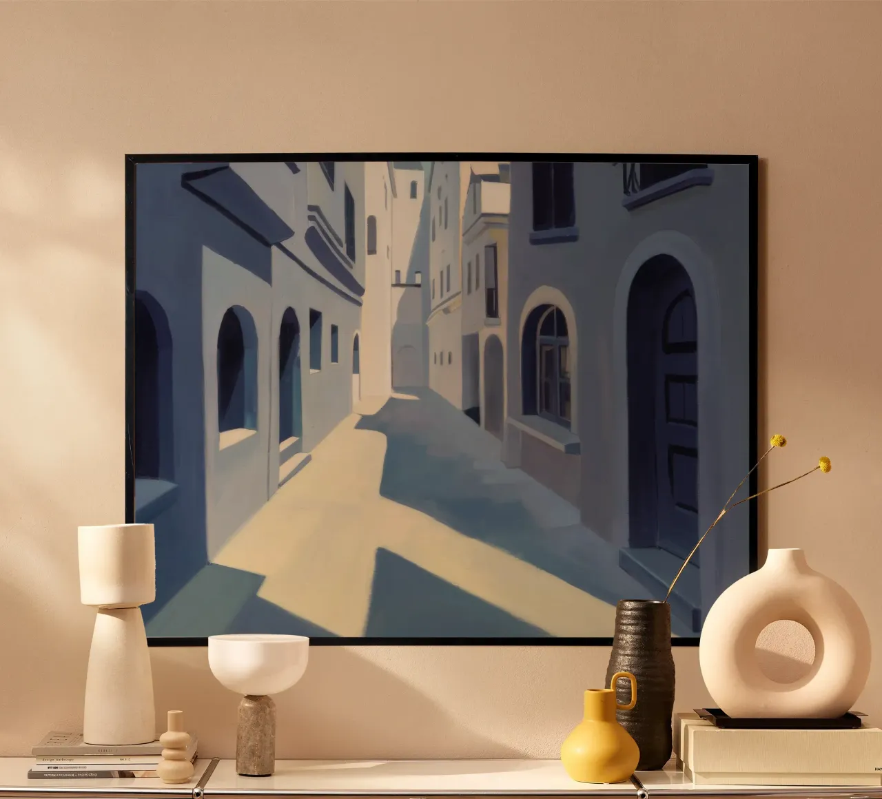 Passaggio ad arco inondato di sole carta hahnemühle da Opal Strokes