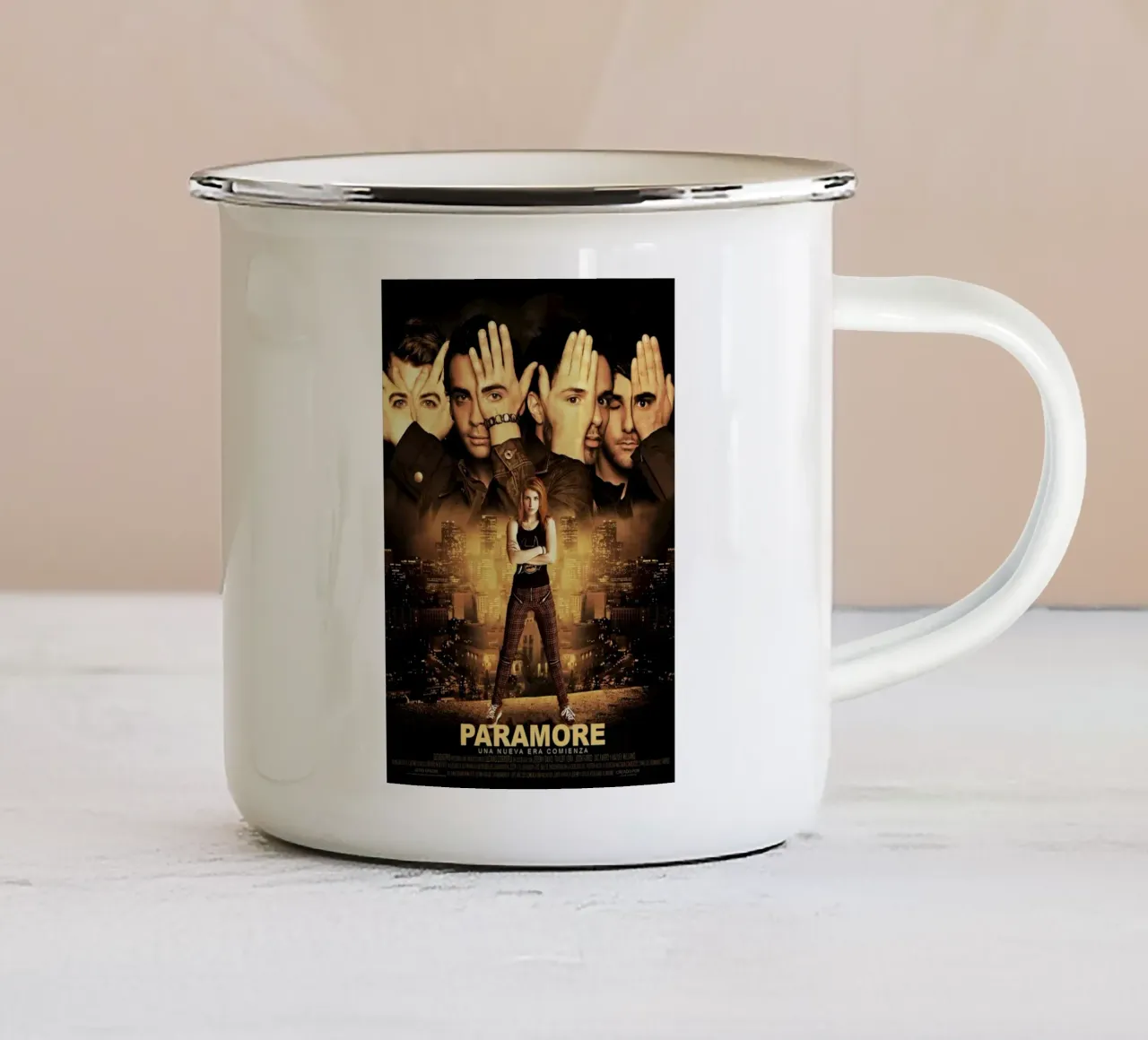 Paramore tazza in smalto da exelophendri