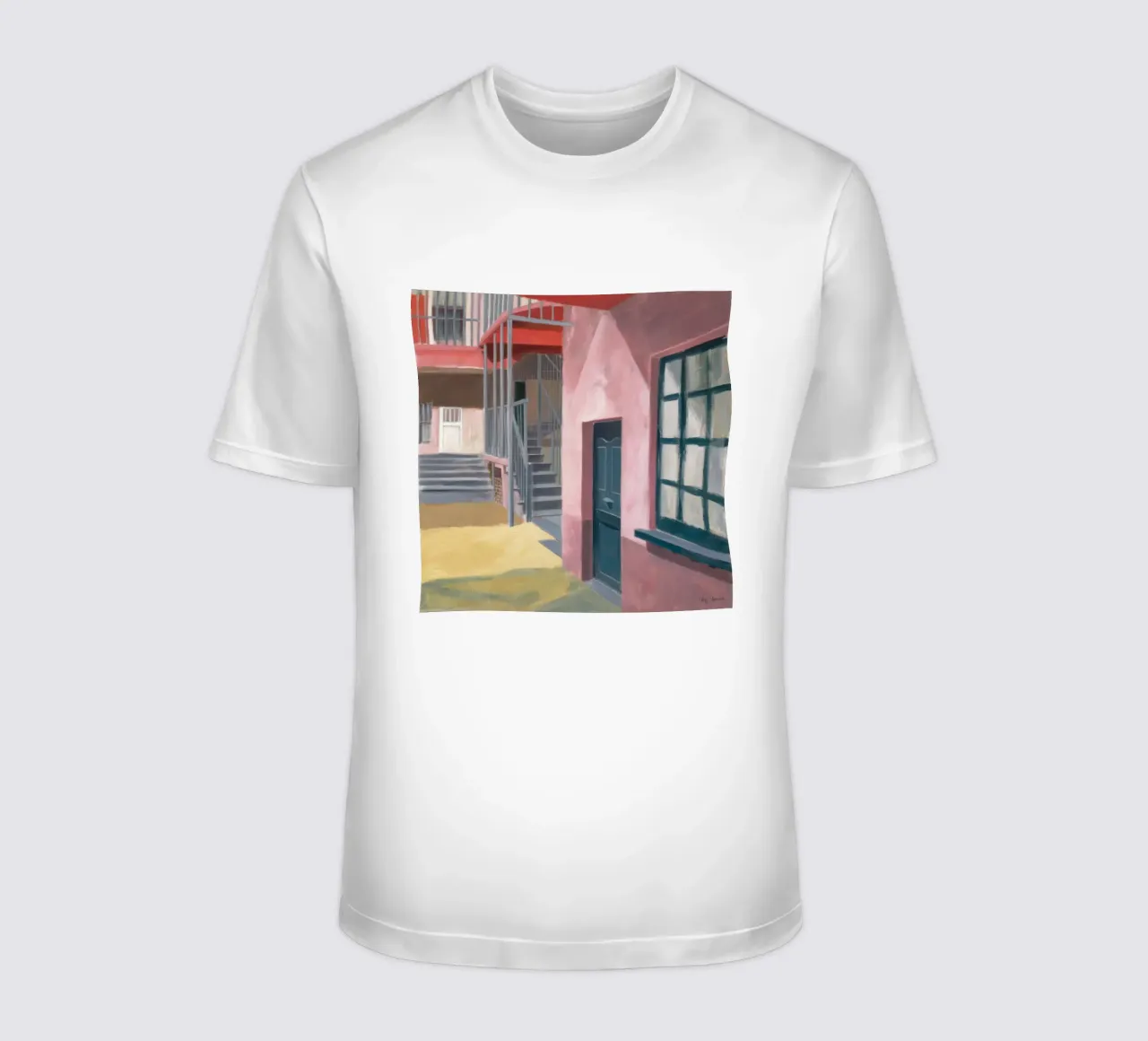 Salita di una scala geometrica t-shirt da Opal Strokes