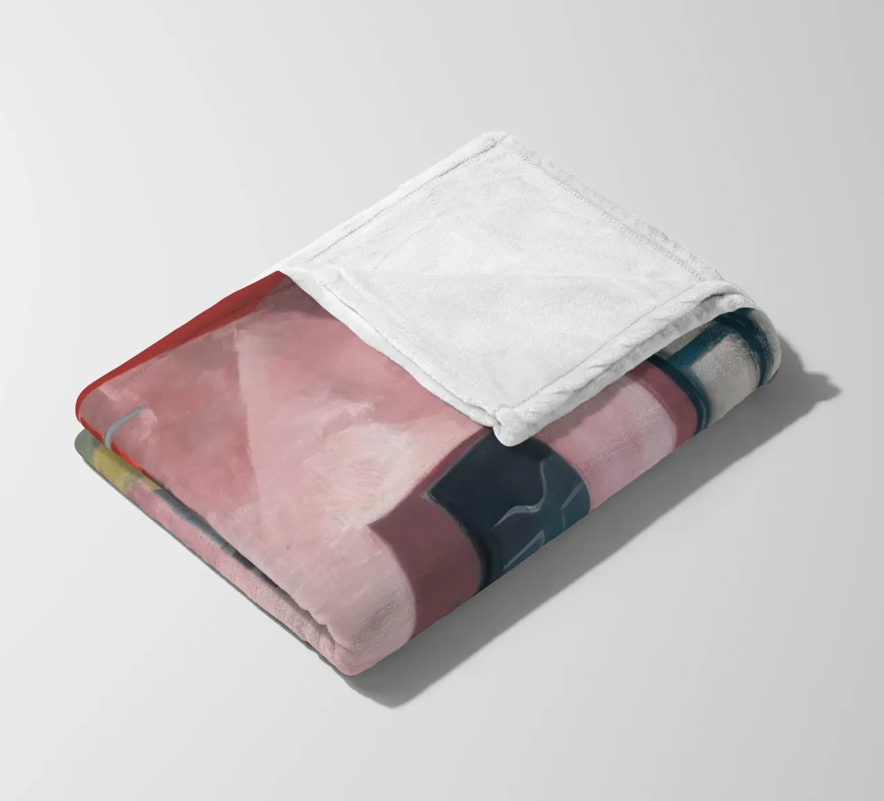 Salita di una scala geometrica coperta in pile da Opal Strokes