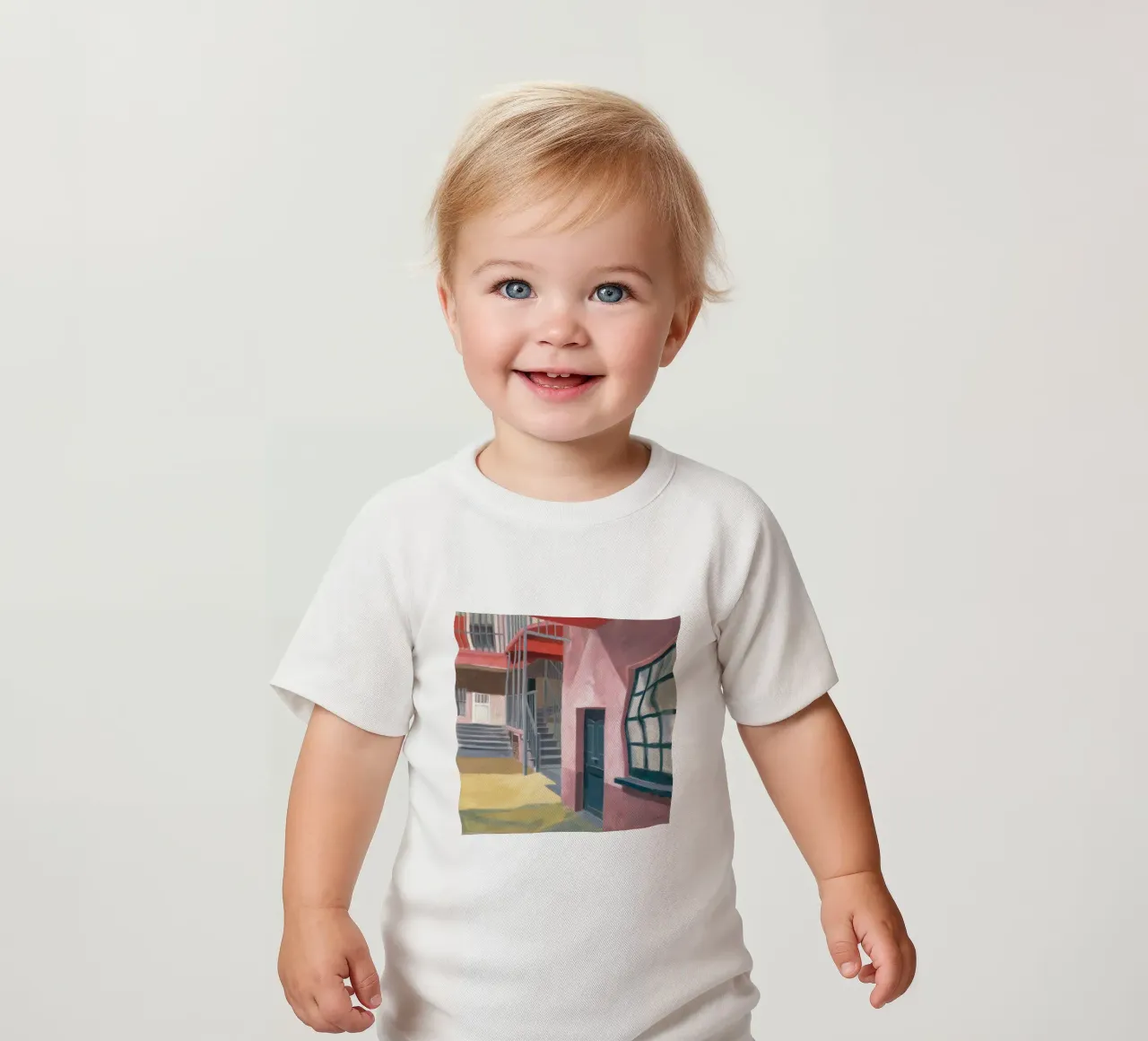 Salita di una scala geometrica maglietta neonato da Opal Strokes