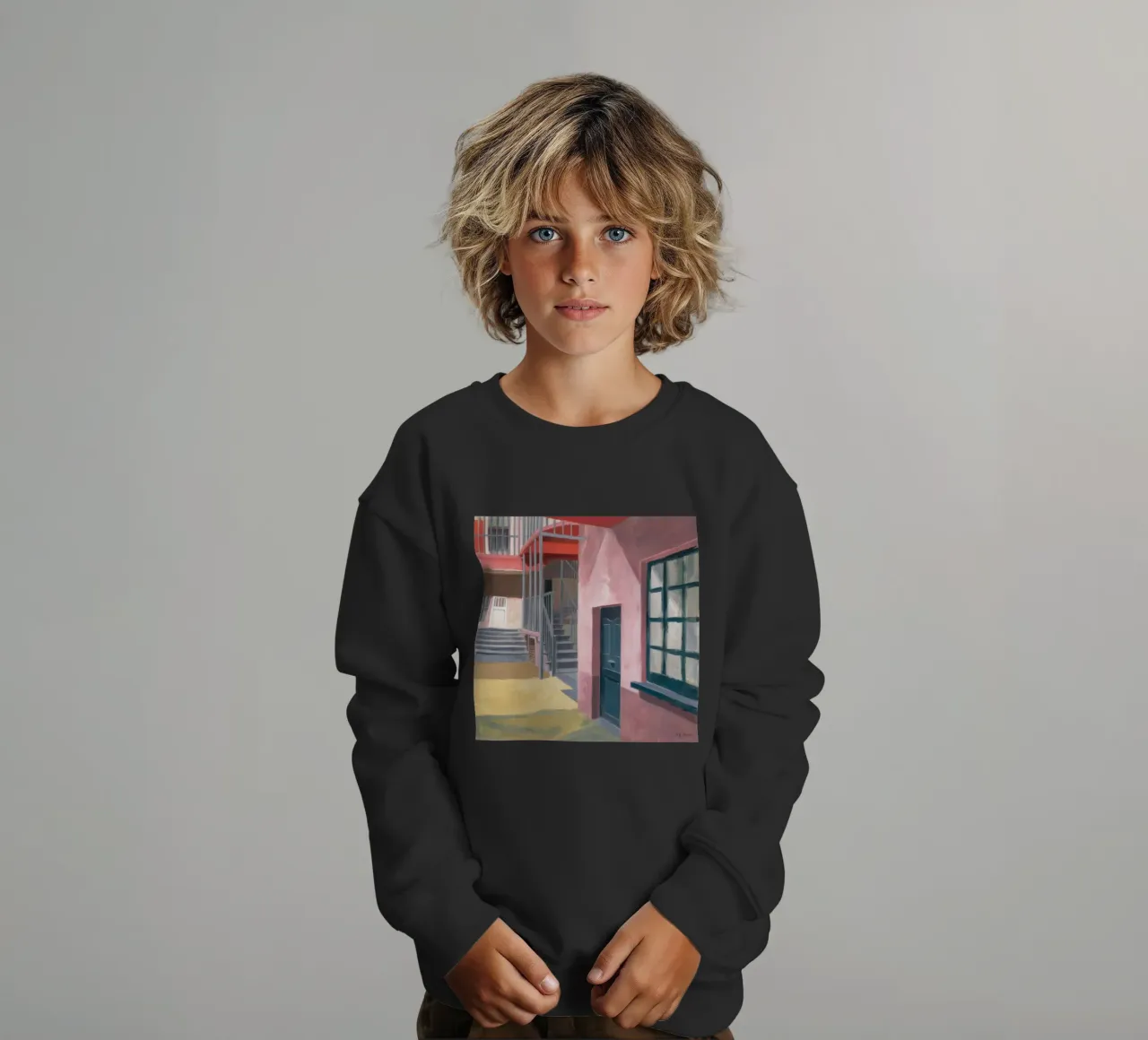 Salita di una scala geometrica felpa bambino da Opal Strokes