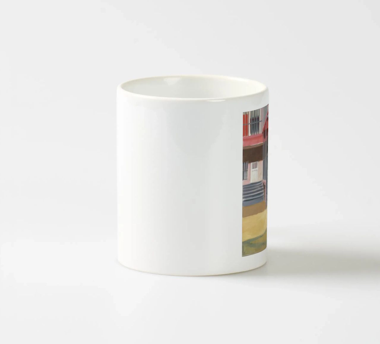 Salita di una scala geometrica tazza in ceramica da Opal Strokes