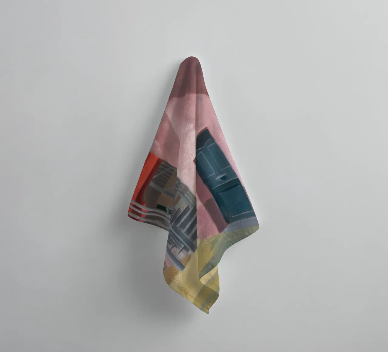 Salita di una scala geometrica asciugamano da bagno da Opal Strokes