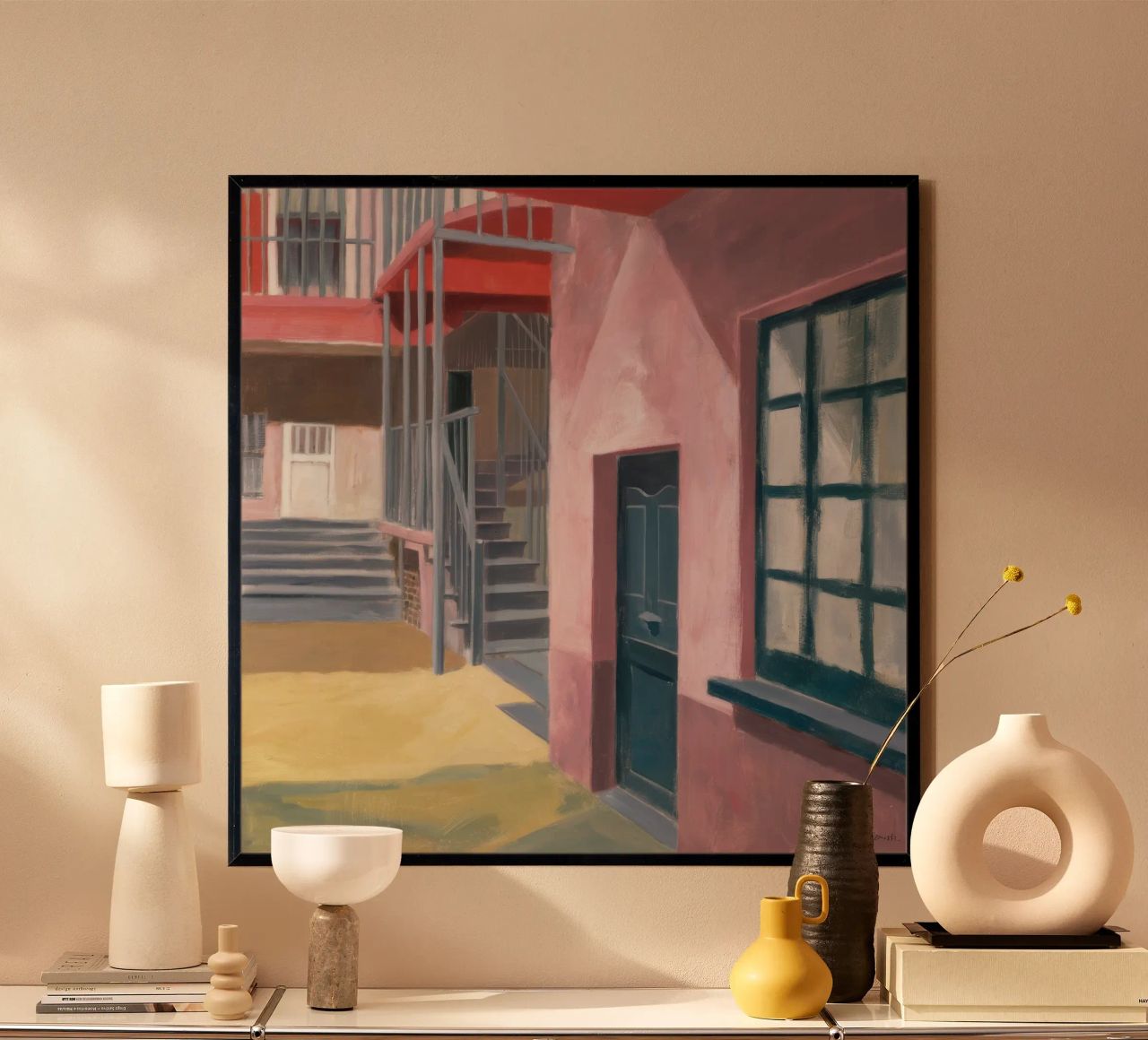 Salita di una scala geometrica poster da Opal Strokes