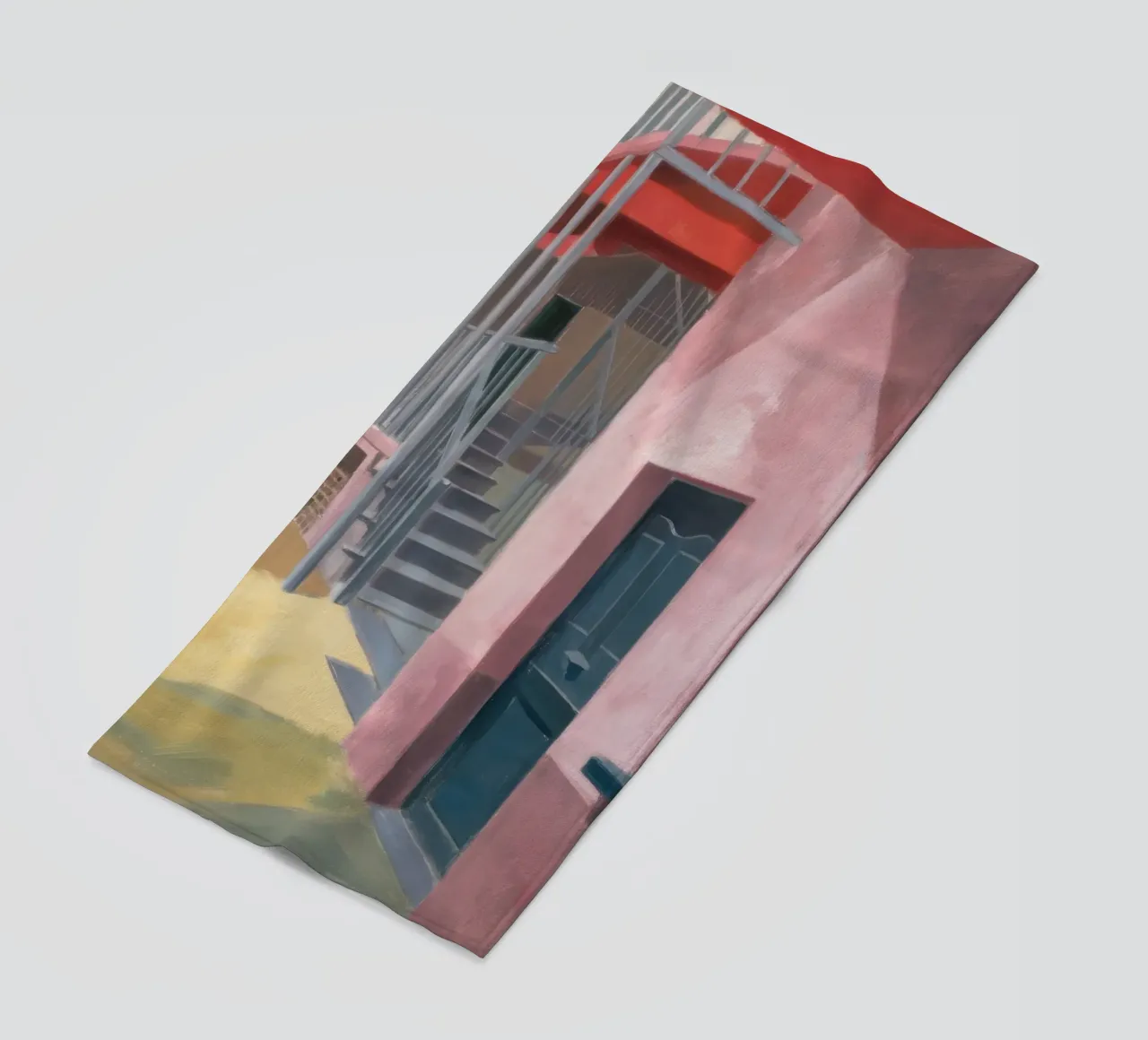 Salita di una scala geometrica telo mare da Opal Strokes