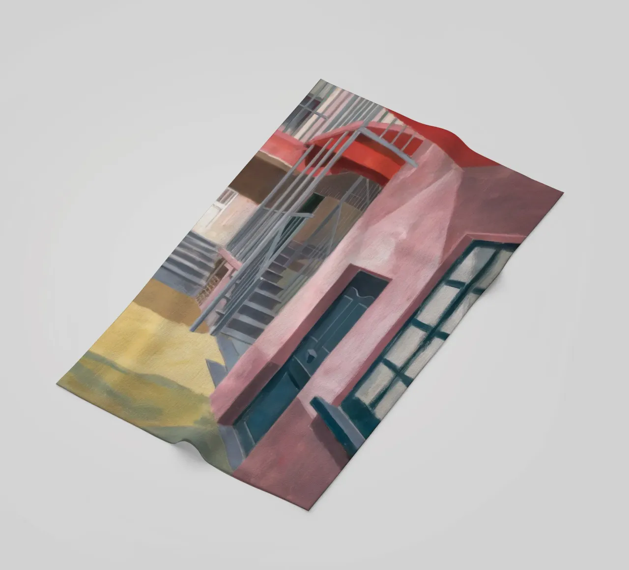 Salita di una scala geometrica telo mare da Opal Strokes