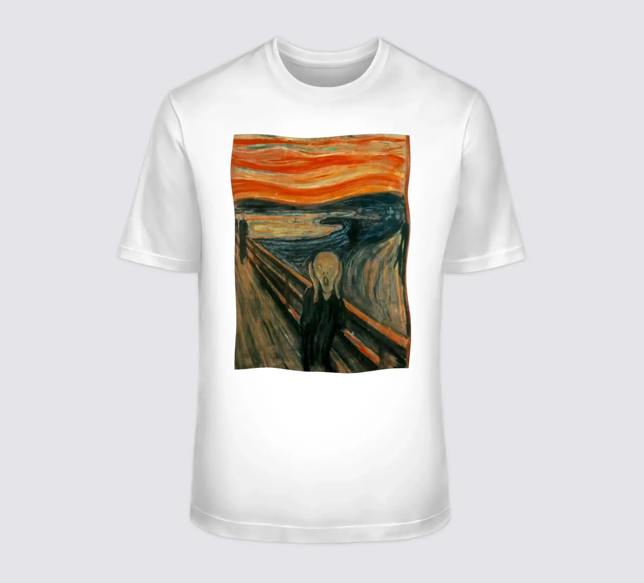 Mensen Schreeuwen Alleen Abstract t-shirt van Rachel Gallery