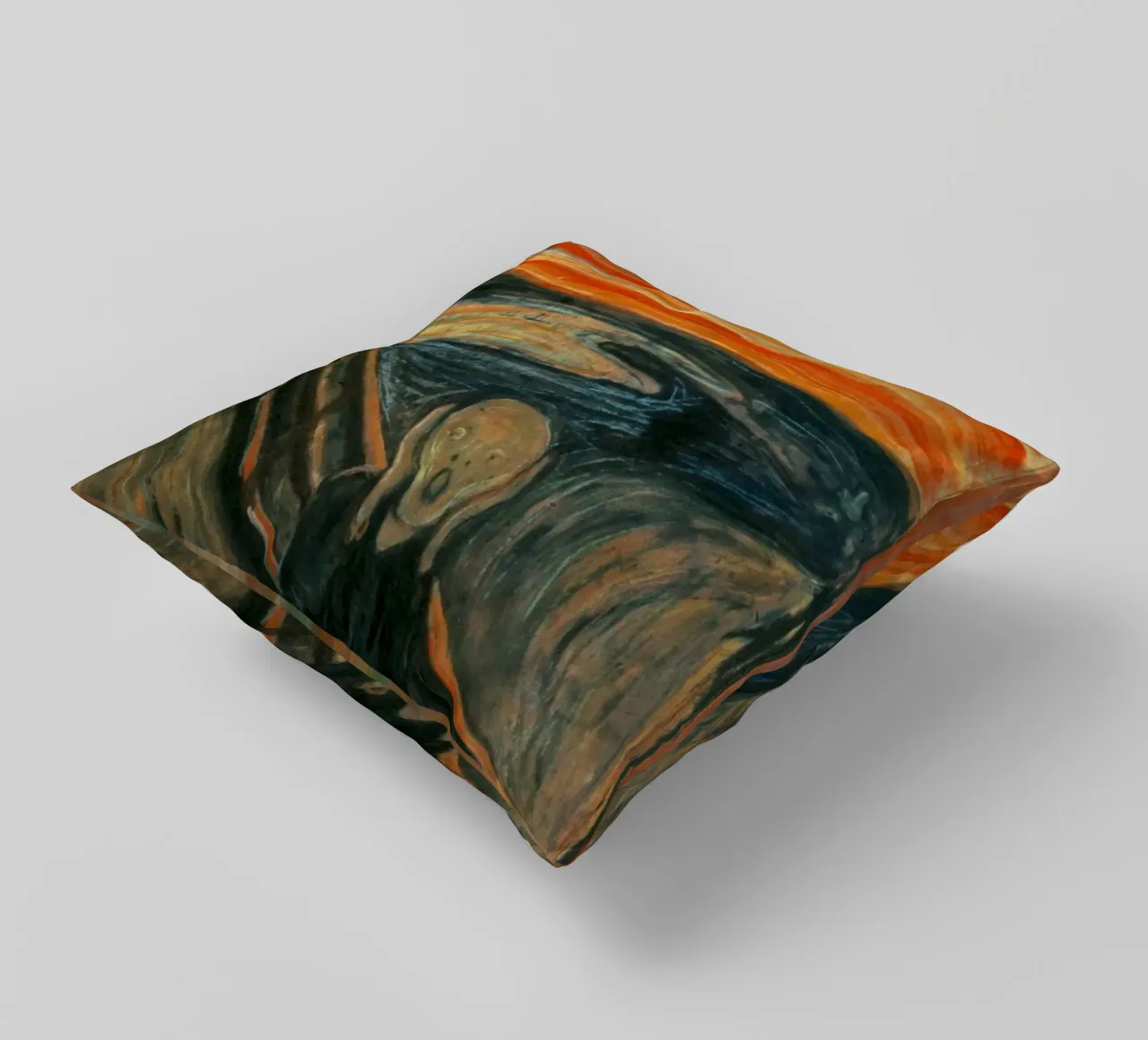 Mensen Schreeuwen Alleen Abstract kussen van Rachel Gallery