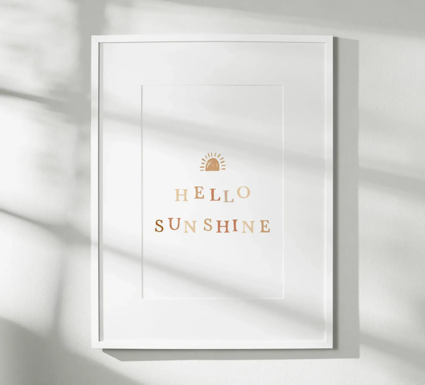 Hello Sunshine poster da KRUTH DESIGN