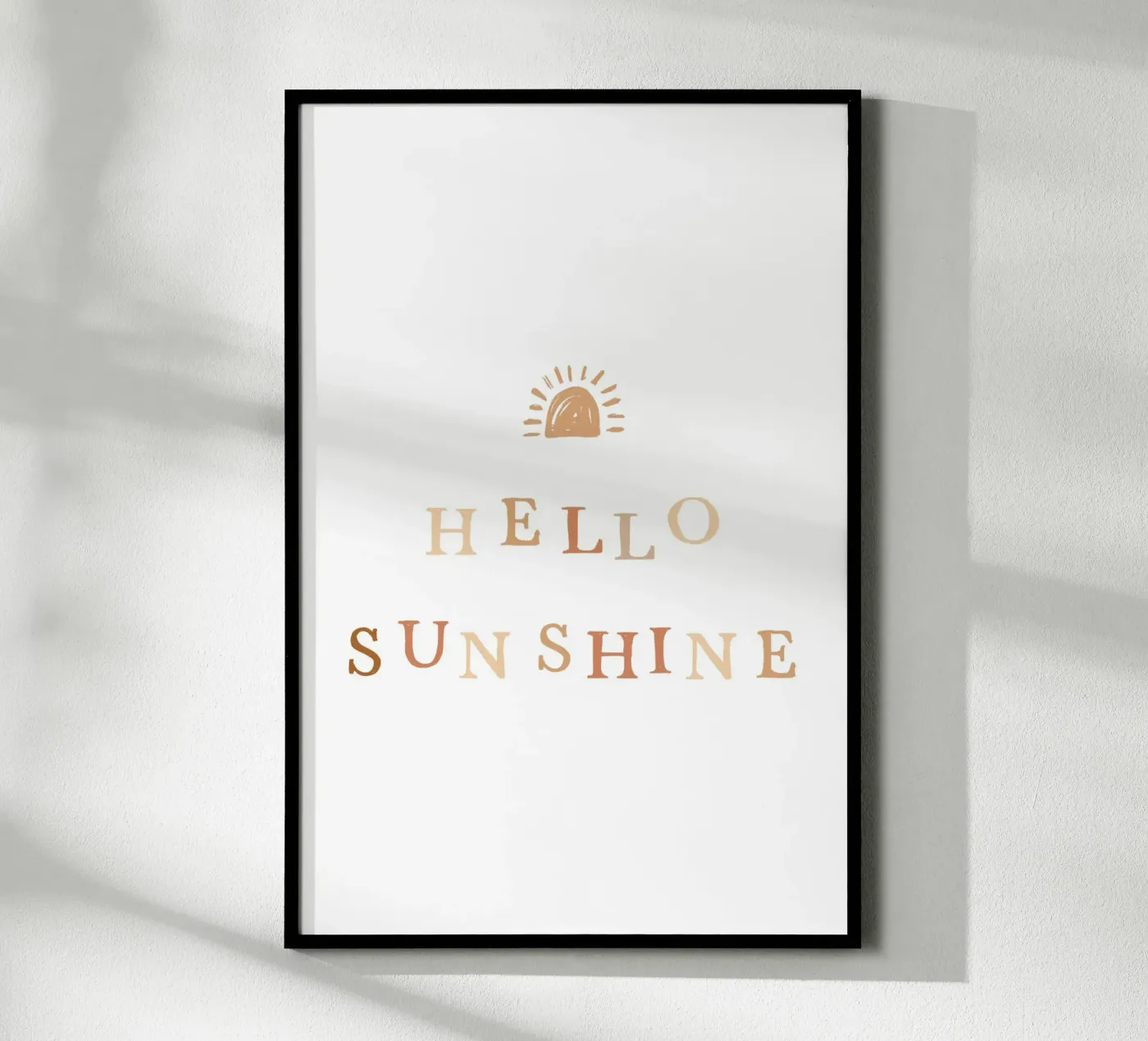 Hello Sunshine poster da KRUTH DESIGN