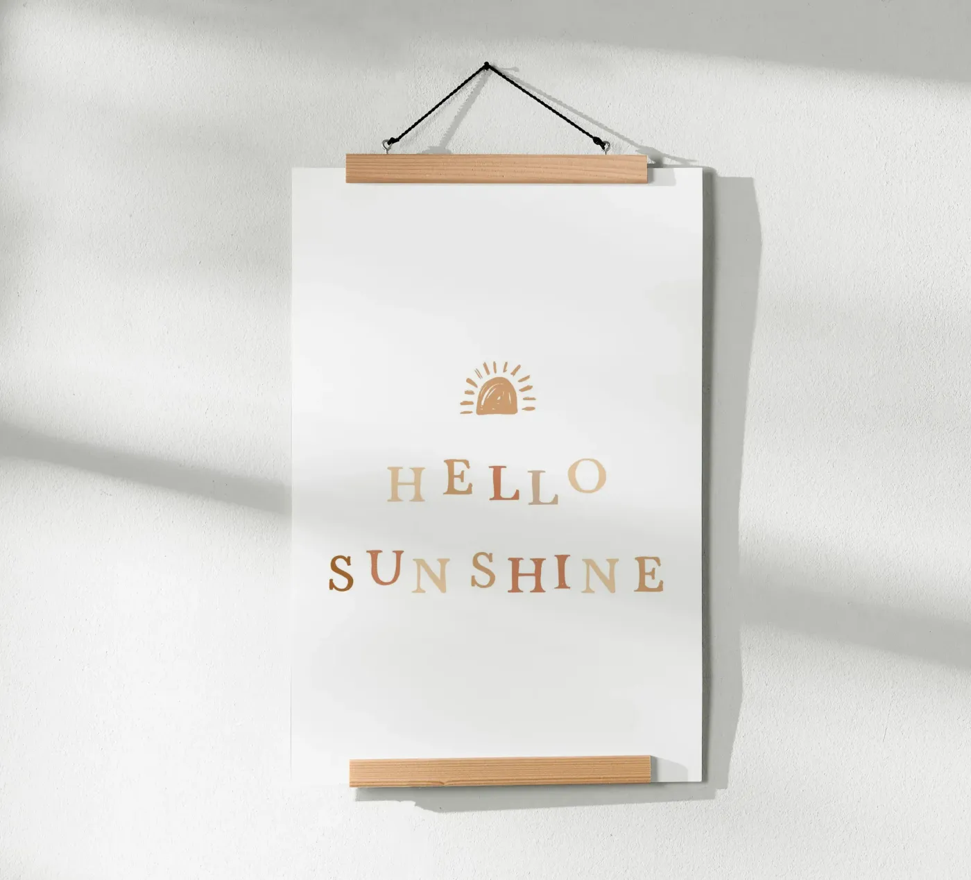 Hello Sunshine poster da KRUTH DESIGN