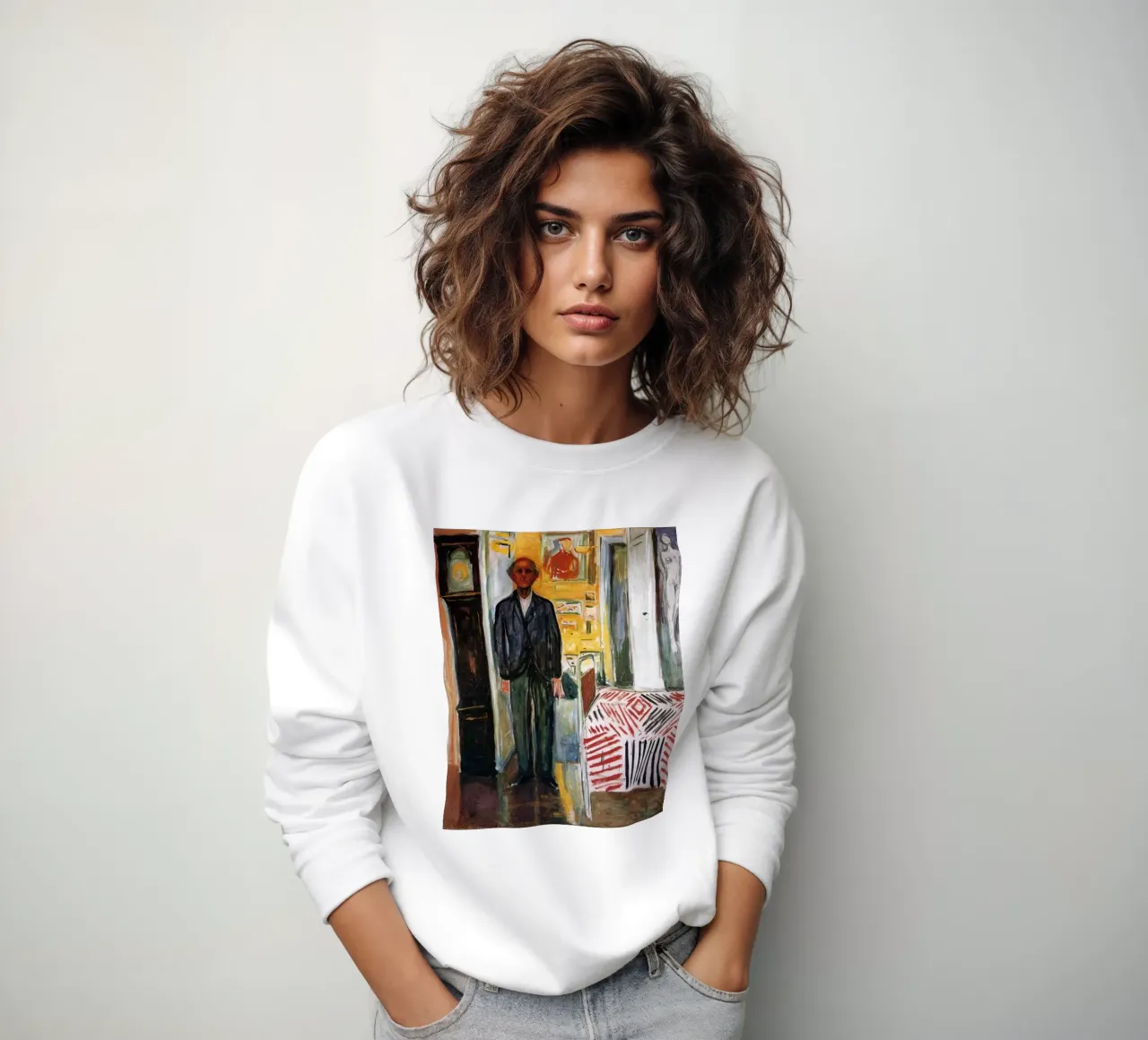 Beste Vader Abstract sweatshirt van Rachel Gallery