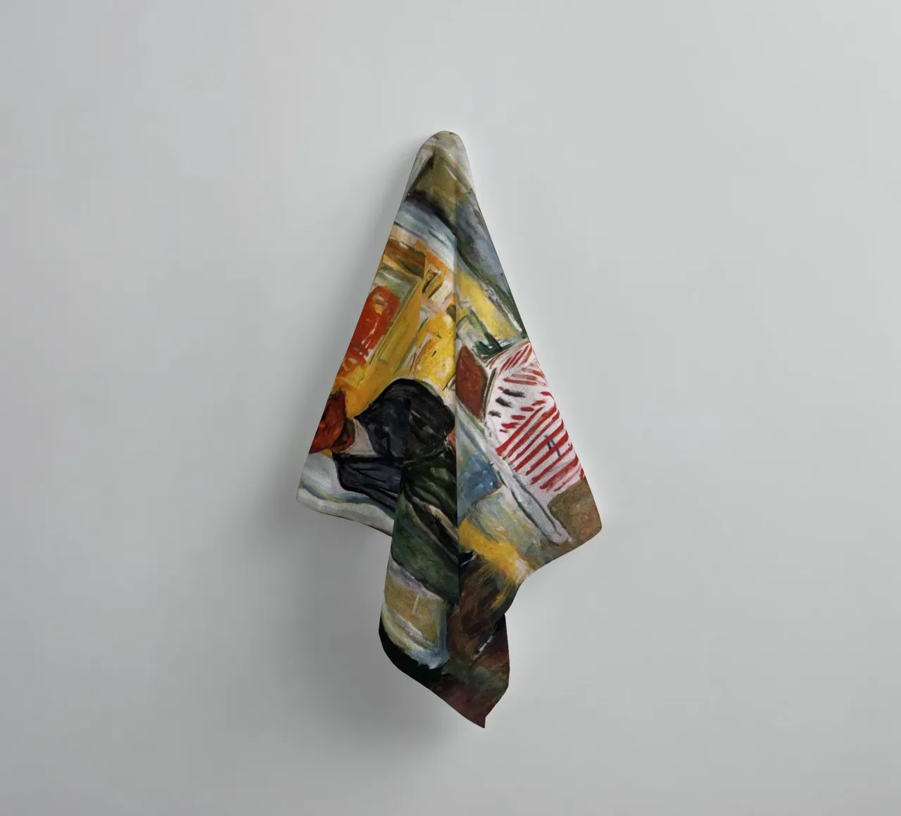 Beste Vader Abstract badhanddoek van Rachel Gallery