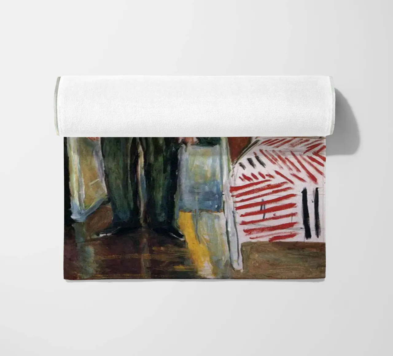 Beste Vader Abstract strandhanddoek van Rachel Gallery