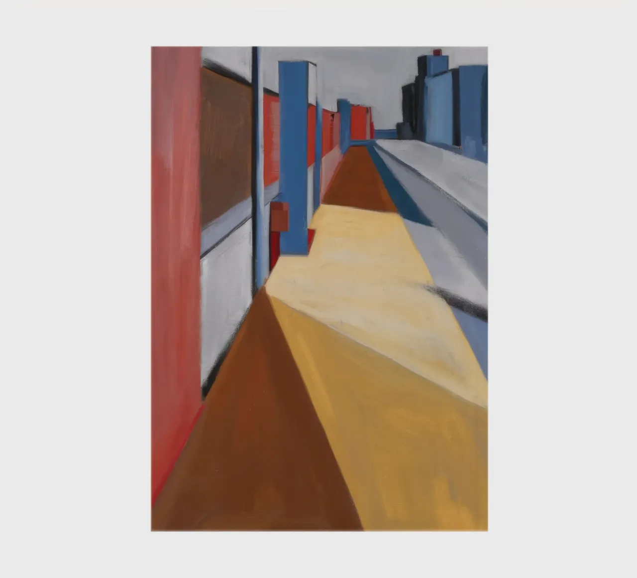 Red Platform Perspective notebook by Opal Strokes