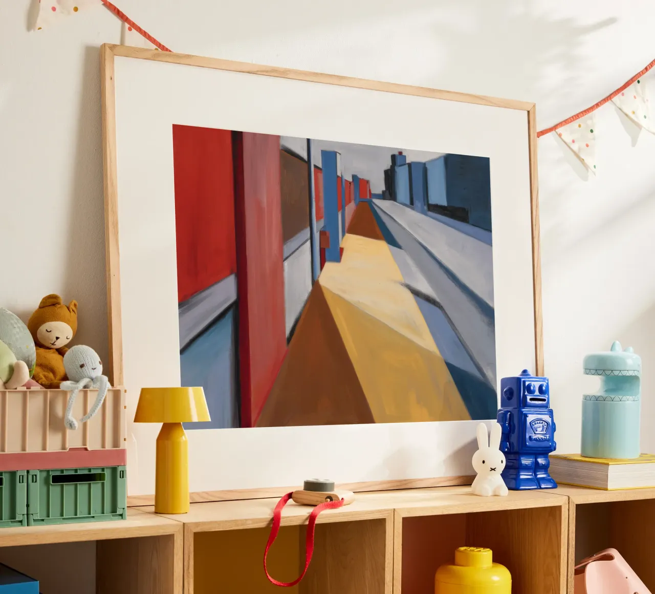 Red Platform Perspective hahnemühle by Opal Strokes
