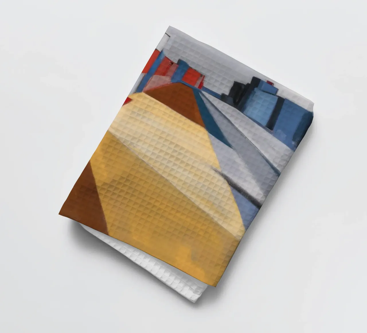 Perspective de la plate-forme rouge torchon de Opal Strokes