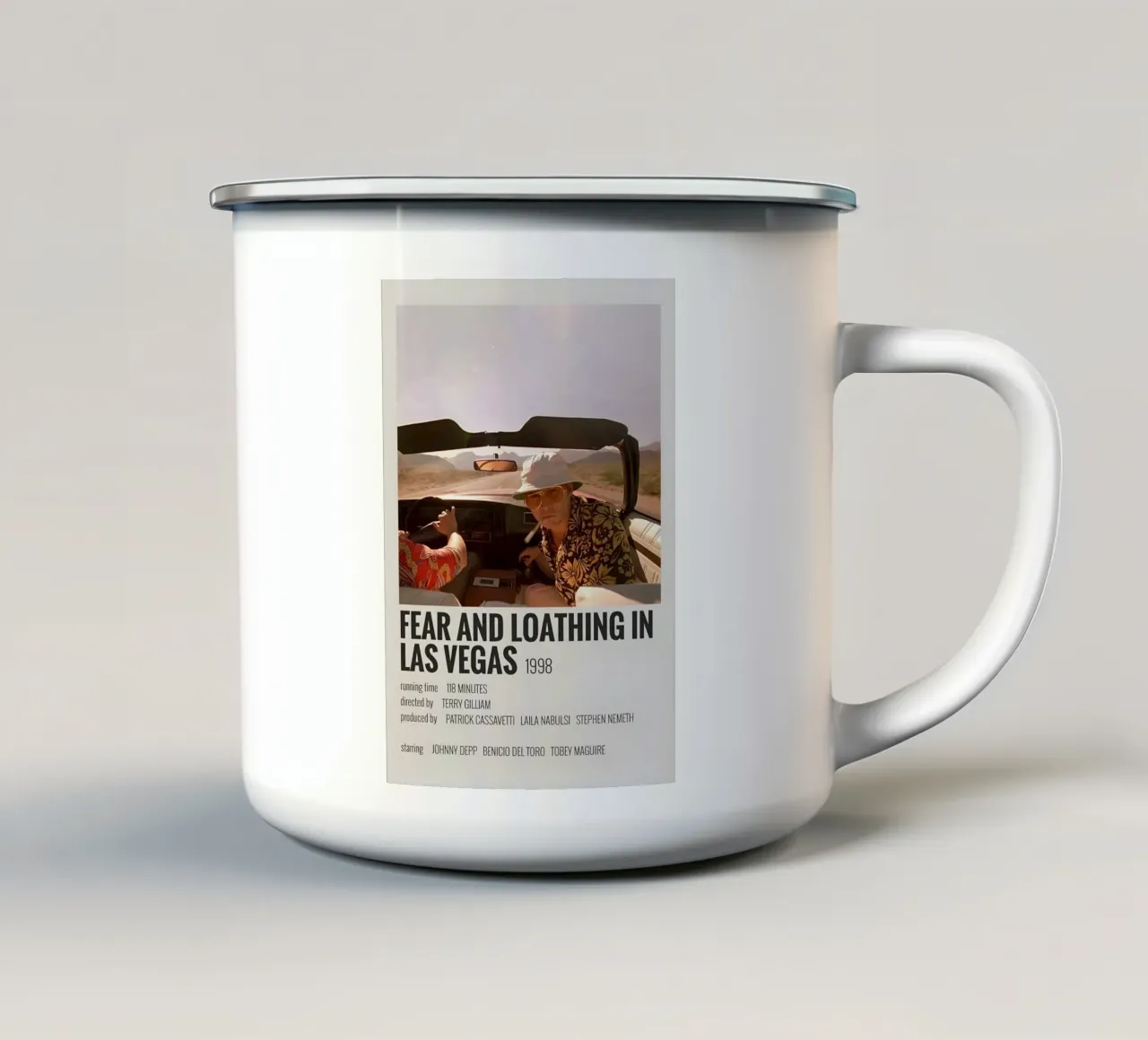 FEAR AND LOATHING IN LAS VEGAS 1998 tazza in smalto da MVFminimalist