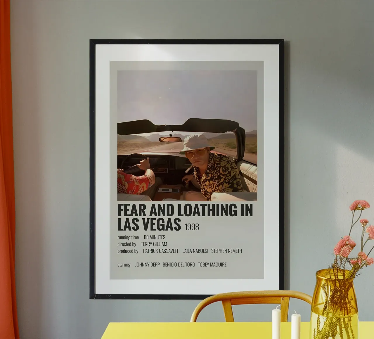 FEAR AND LOATHING IN LAS VEGAS 1998 carta hahnemühle da MVFminimalist