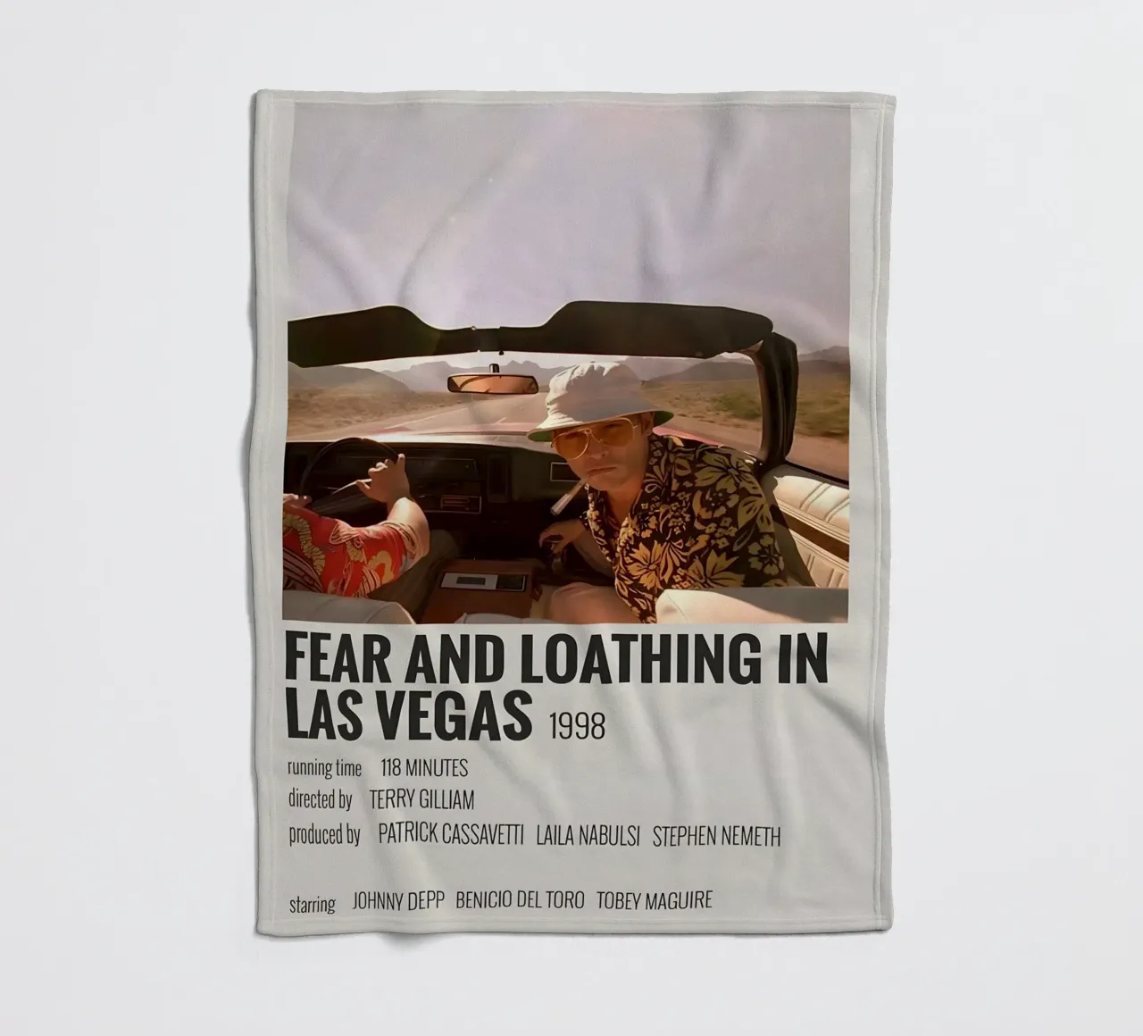 FEAR AND LOATHING IN LAS VEGAS 1998 coperta in pile da MVFminimalist